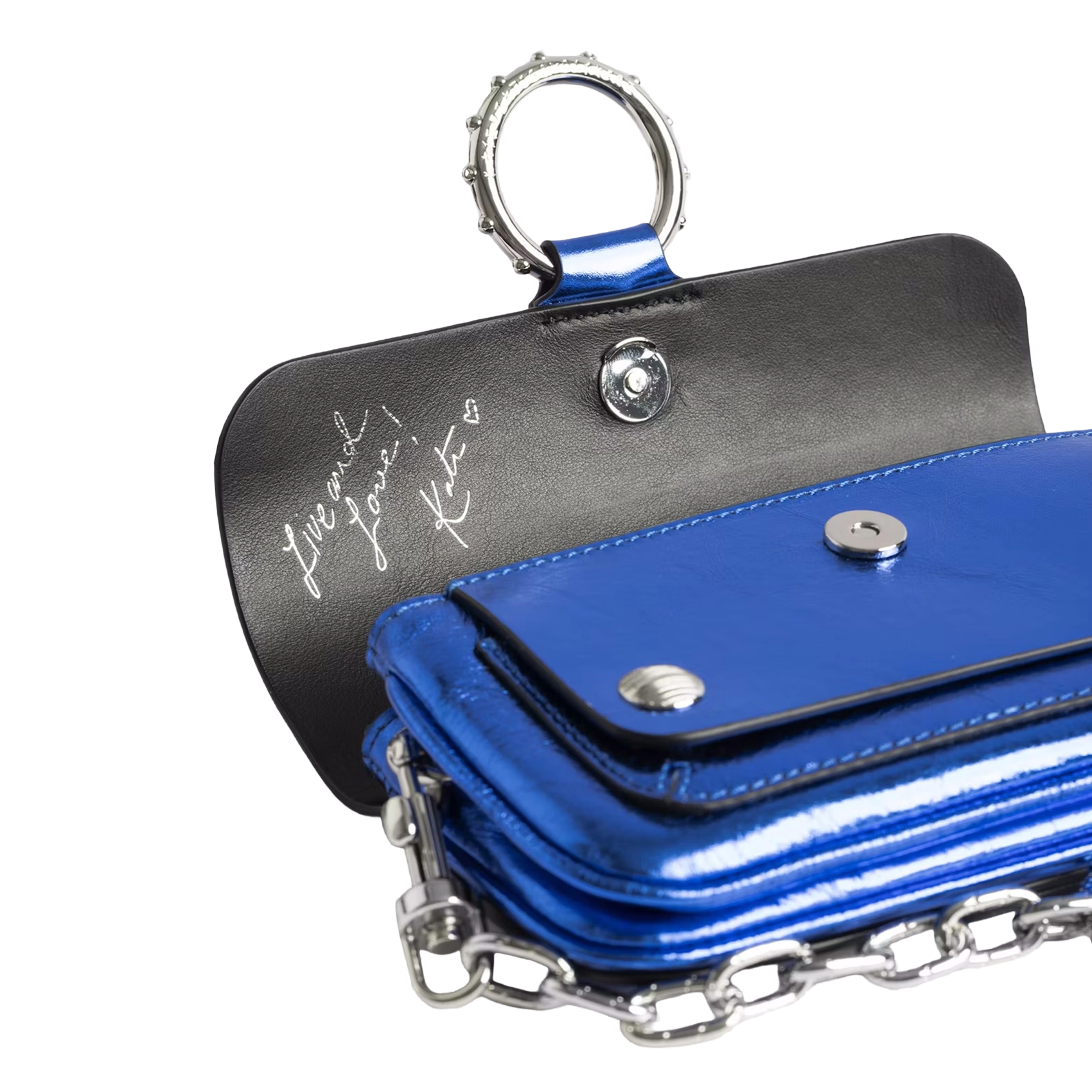 Leather shoulder bag ZADIG&VOLTAIRE Blue