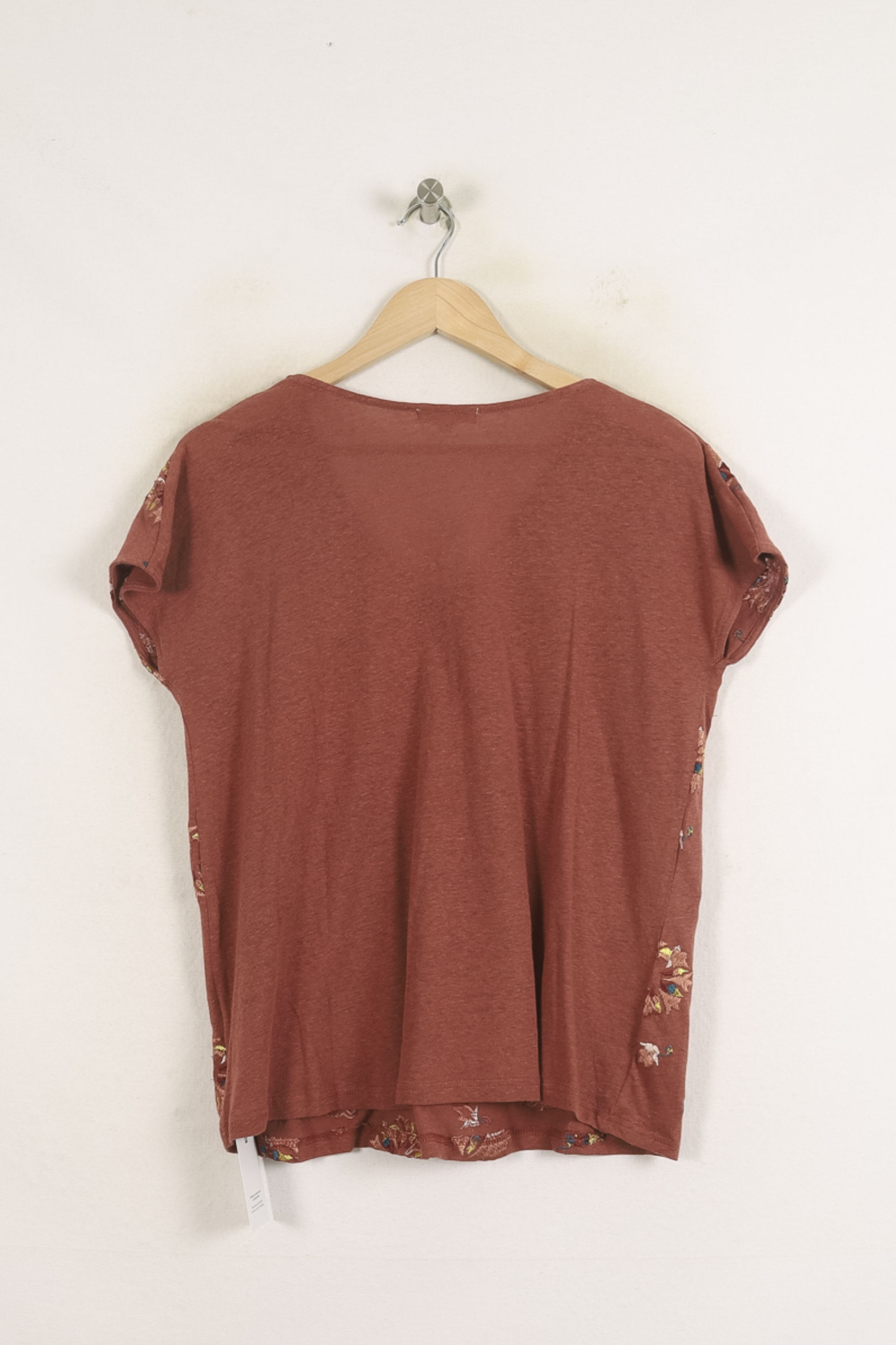 Tommy Badge T-shirt LOUISE MISHA - Seconde Main Brown