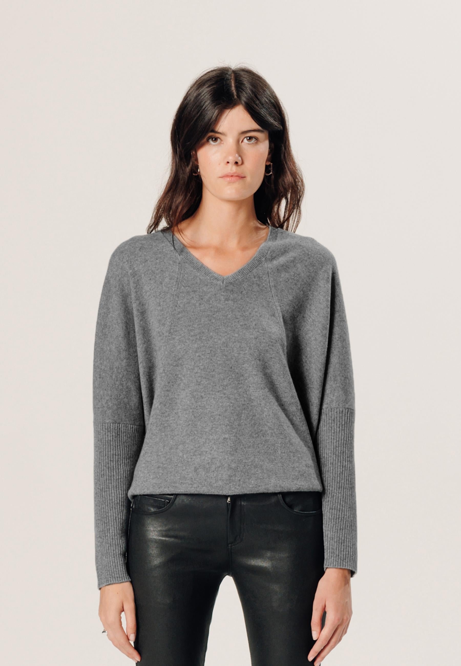 Oversized cashmere sweater RODIER Grey