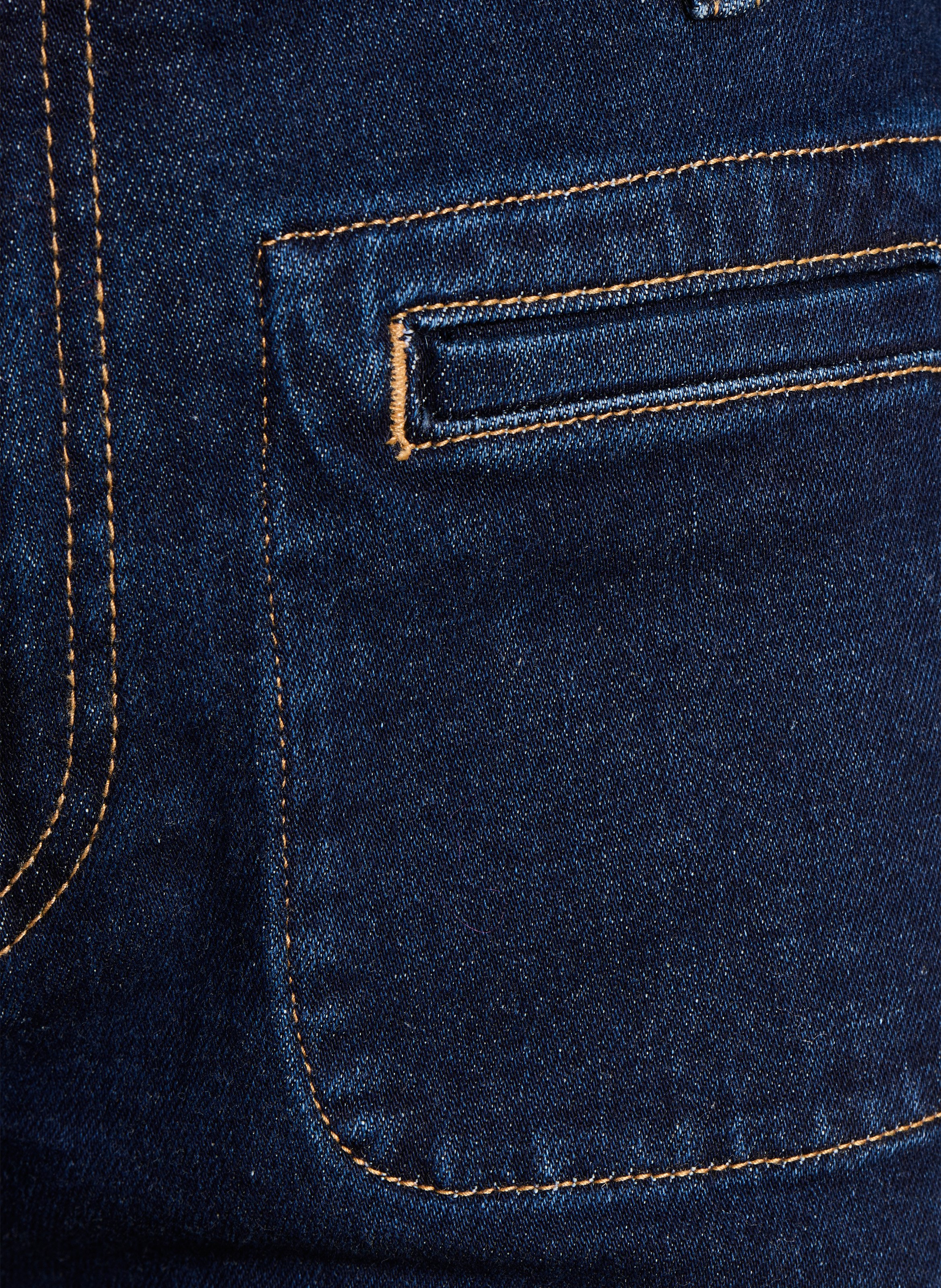 High-rise cotton-blend bootcut jeans LA FEE MARABOUTEE Blue