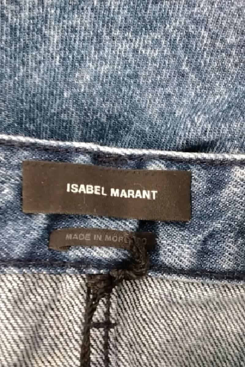 - Straight-leg jeans
- 5 pockets
- Straight cut
- Faded effect ISABEL MARANT - Seconde Main Blue
