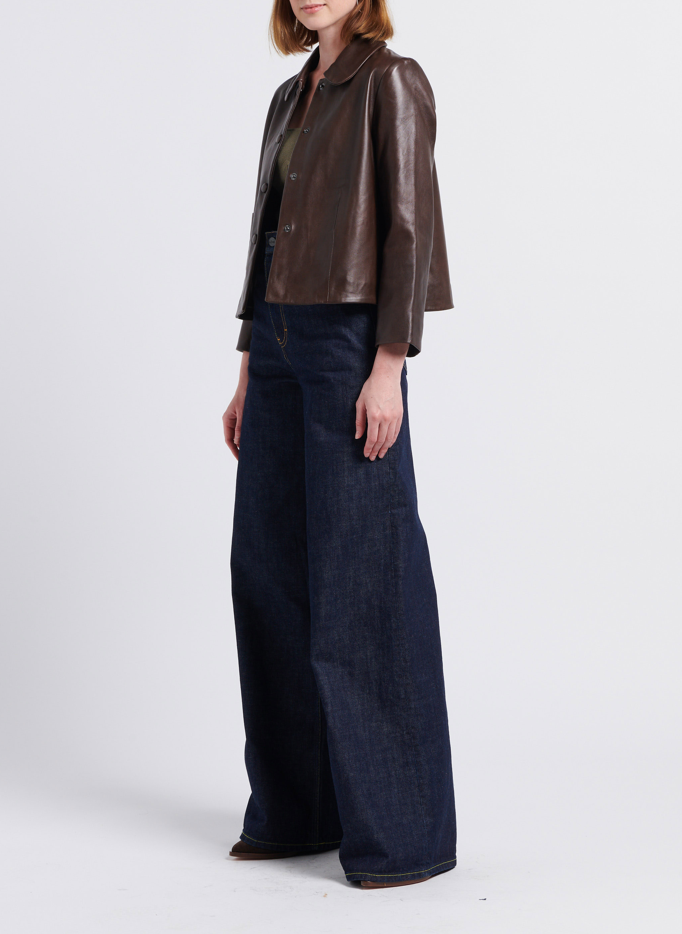 Jean large taille haute MARGAUX LONNBERG Bleu