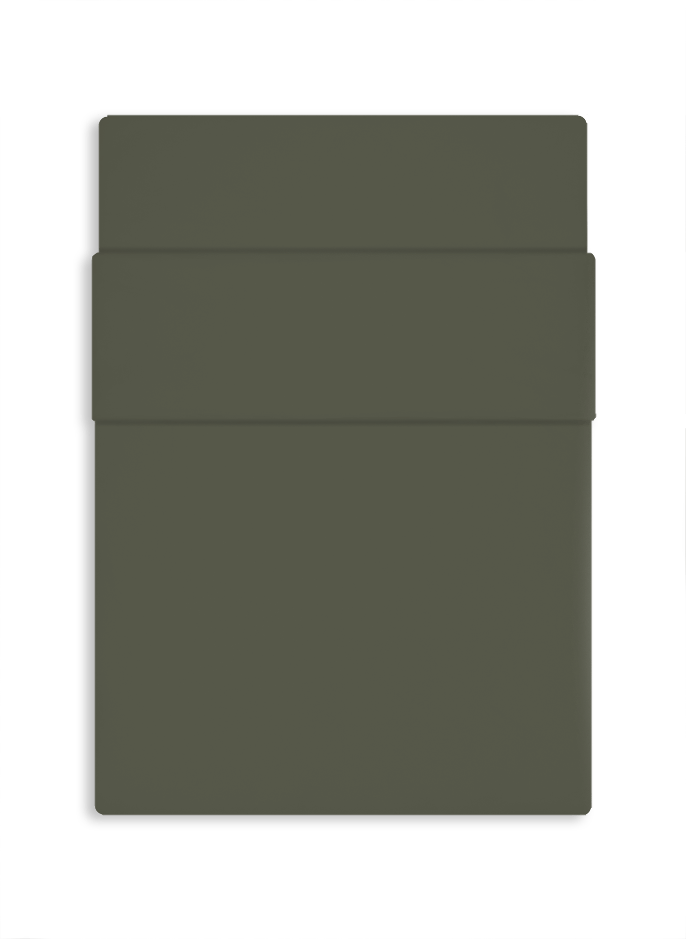 Cotton fitted sheet Green