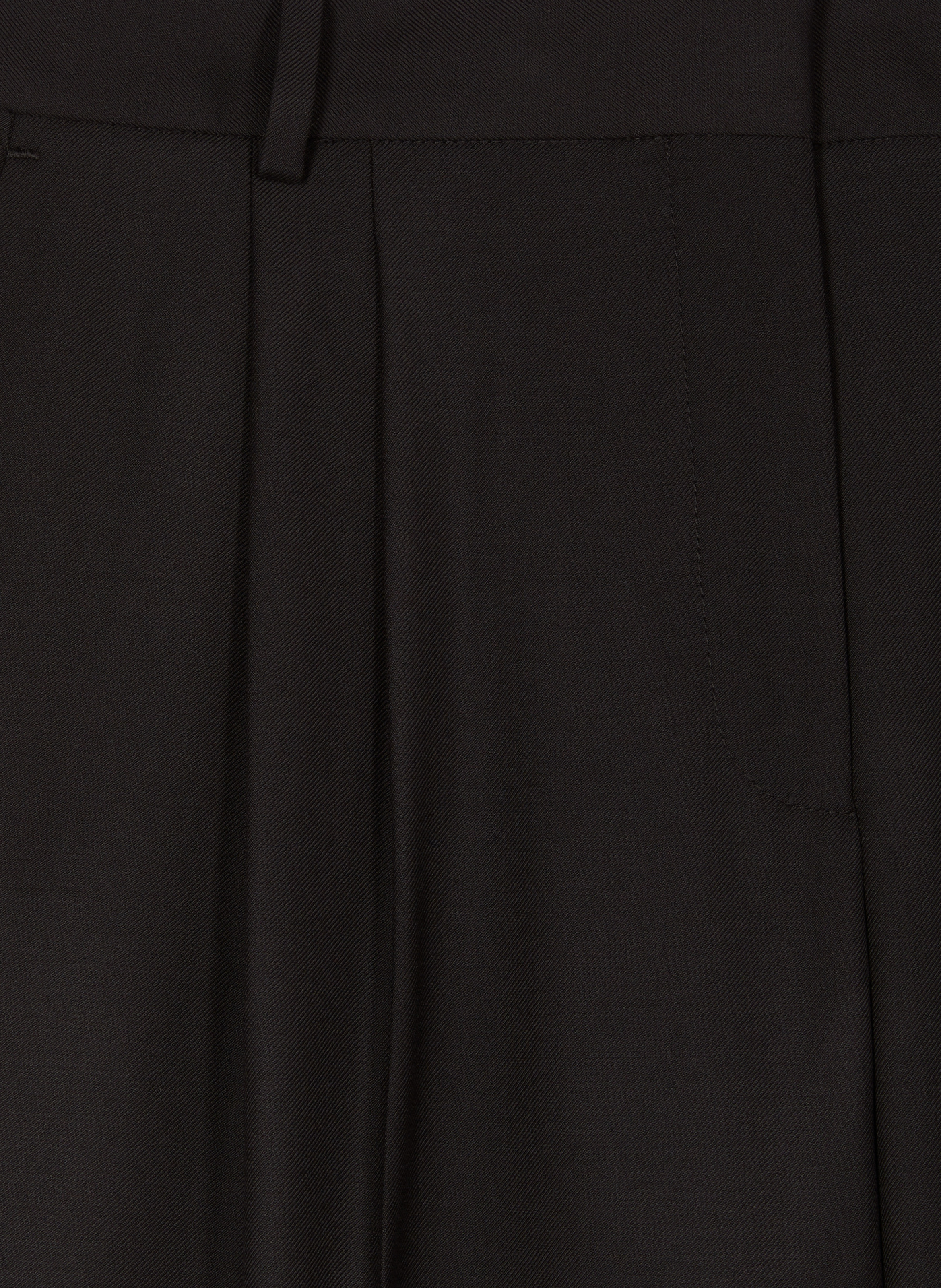 Wide-leg wool suit pants THE KOOPLES Black