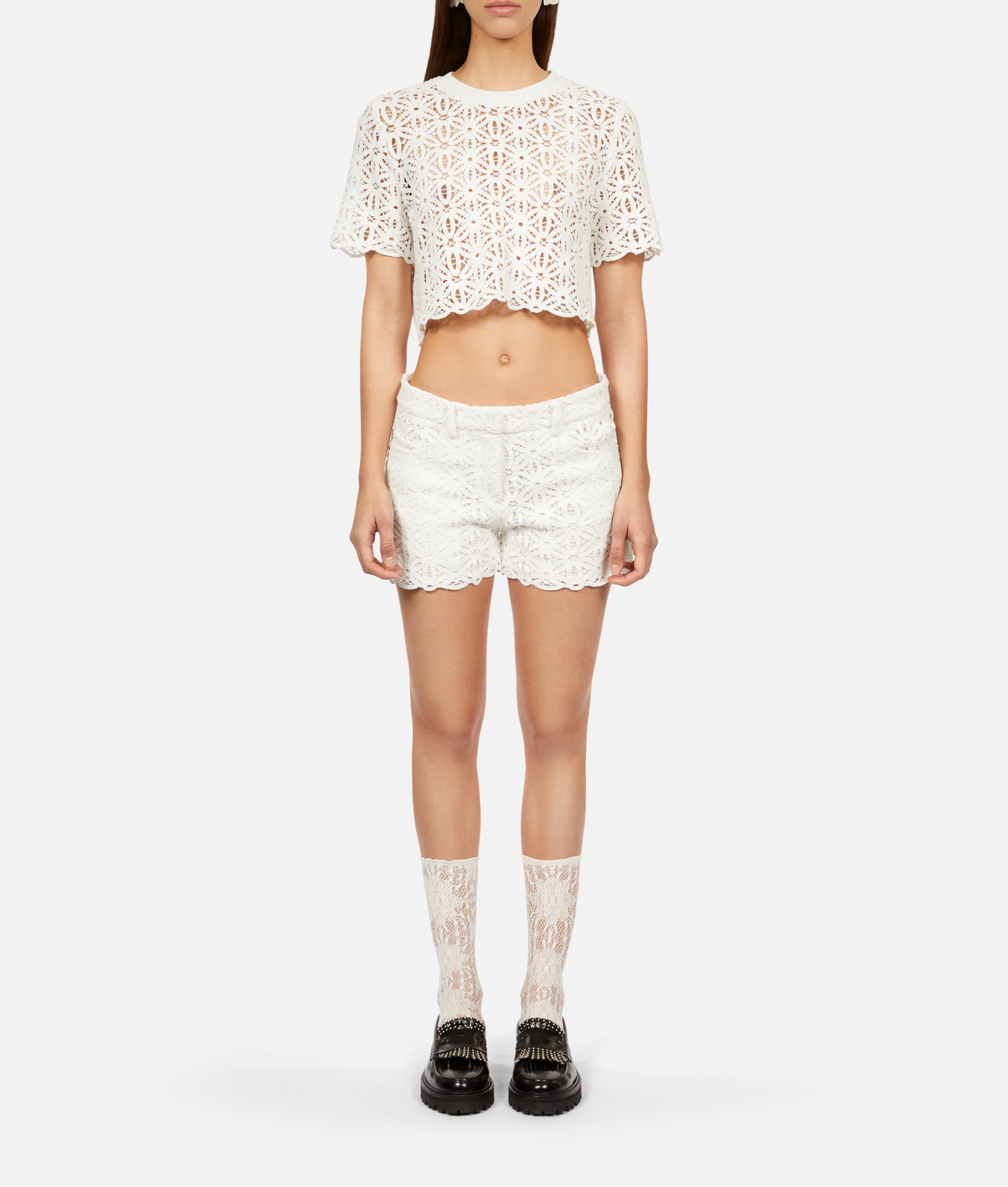 Short en guipure THE KOOPLES Blanc