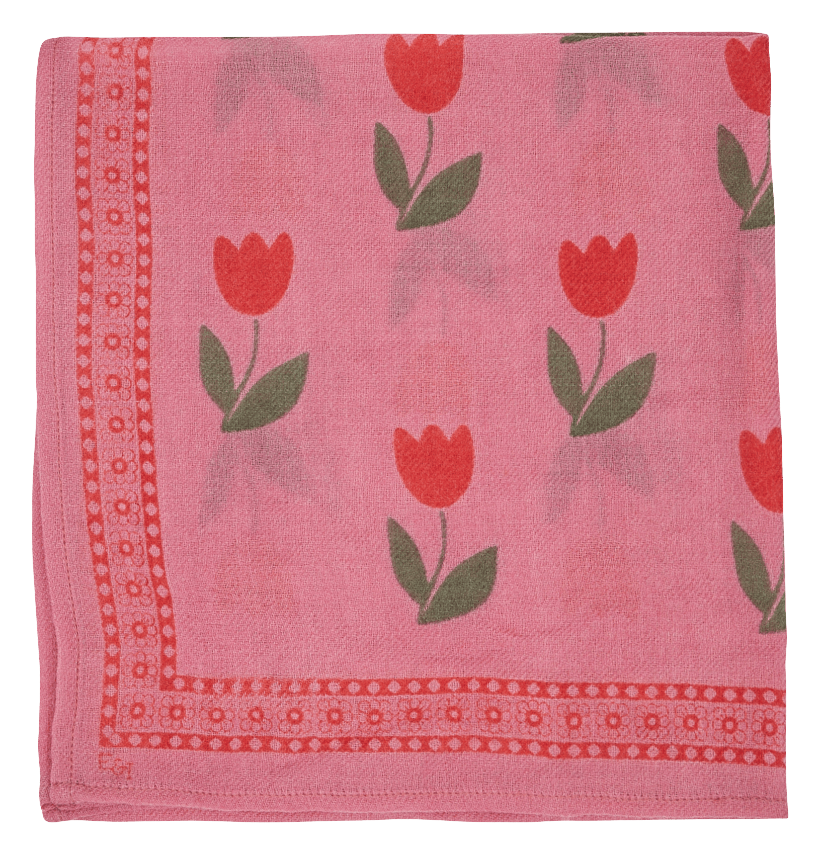 Fular de lana estampado EMILE ET IDA Rosa