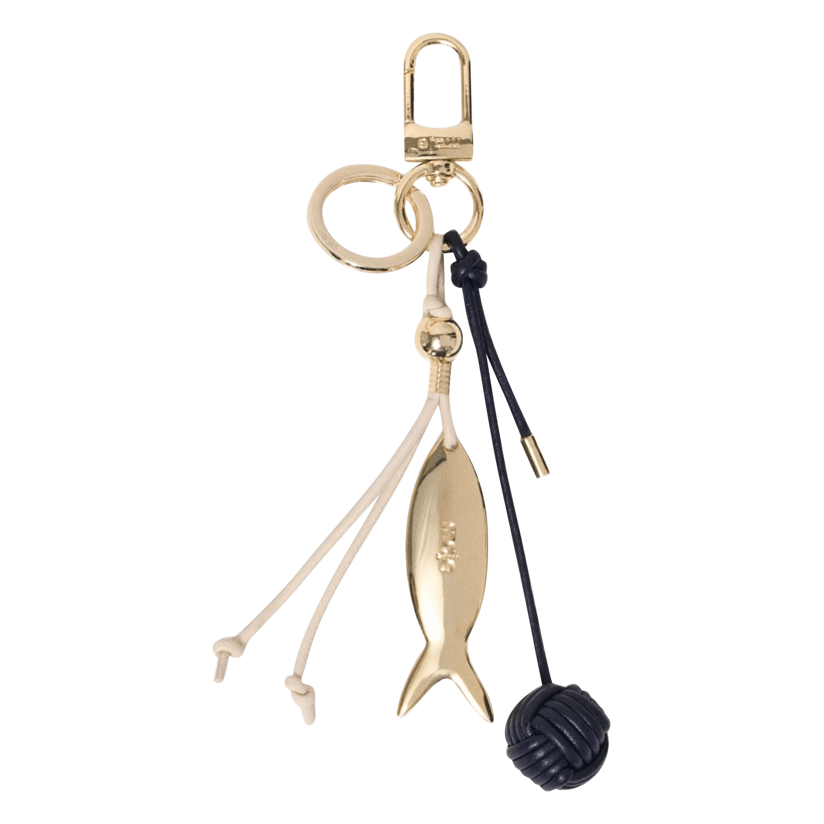 Leather keyring MAJE Multicolored