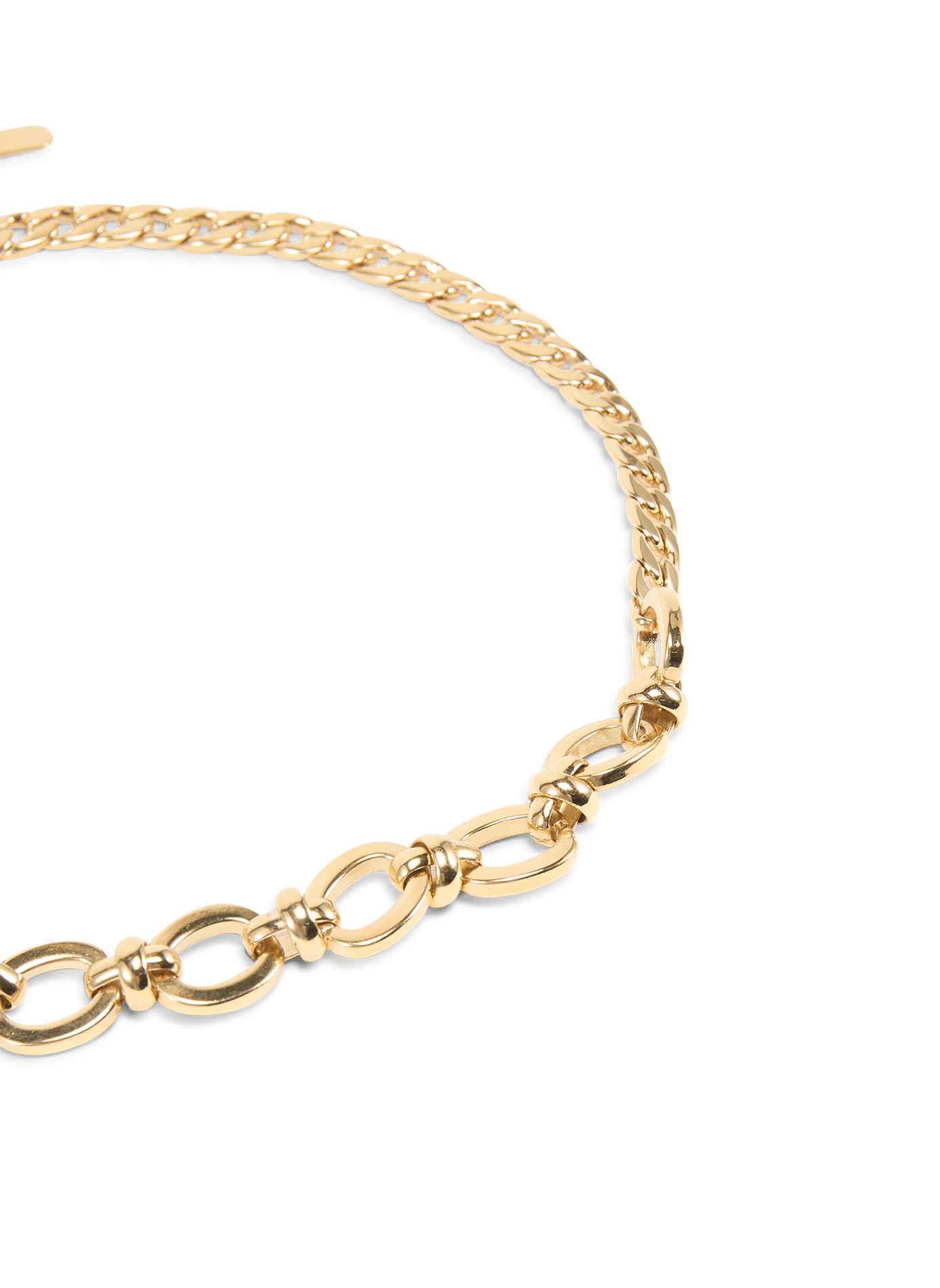 Choker mesh necklace SAISON 1865 Golden