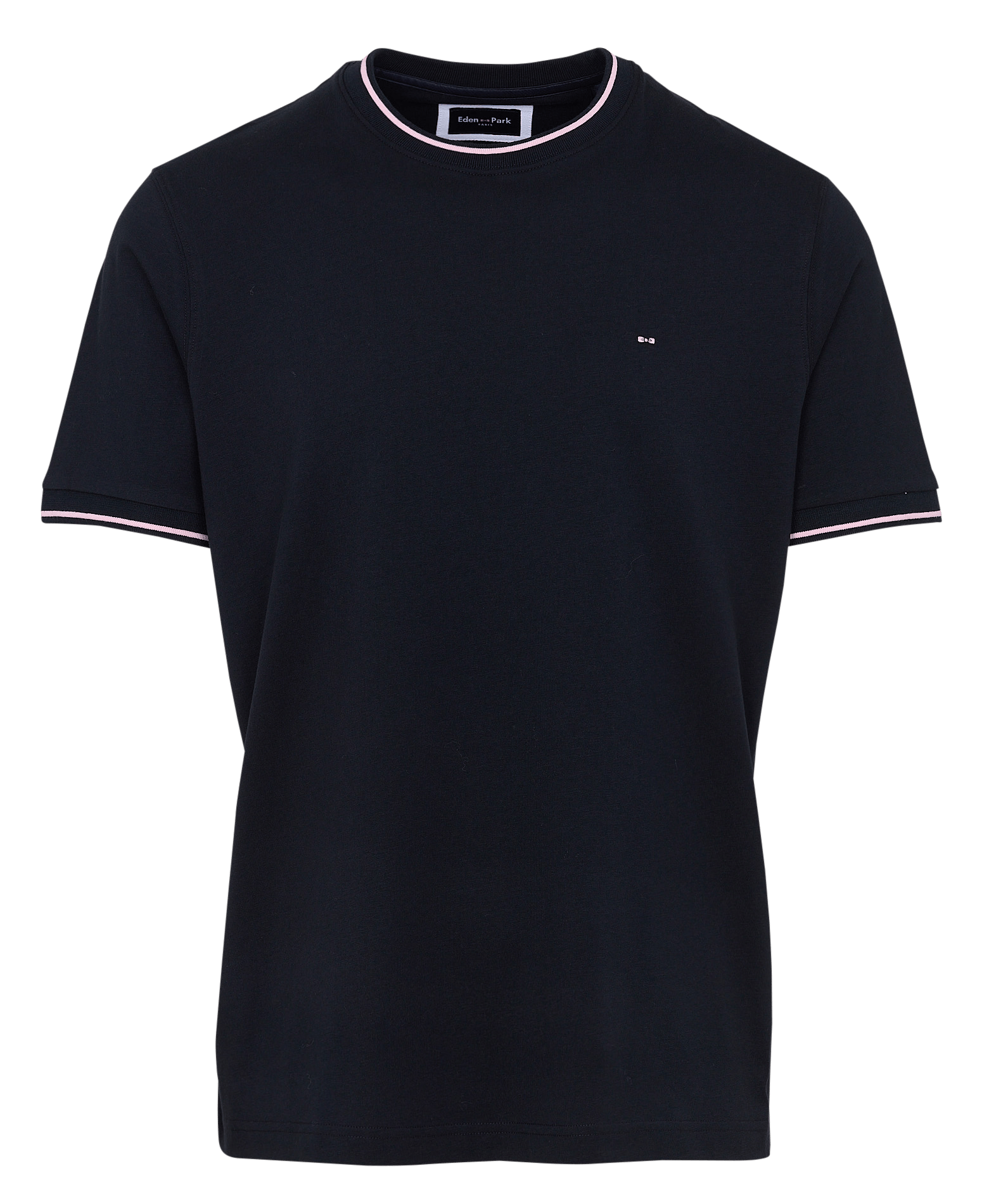 Straight-cut cotton T-shirt EDEN PARK Blue