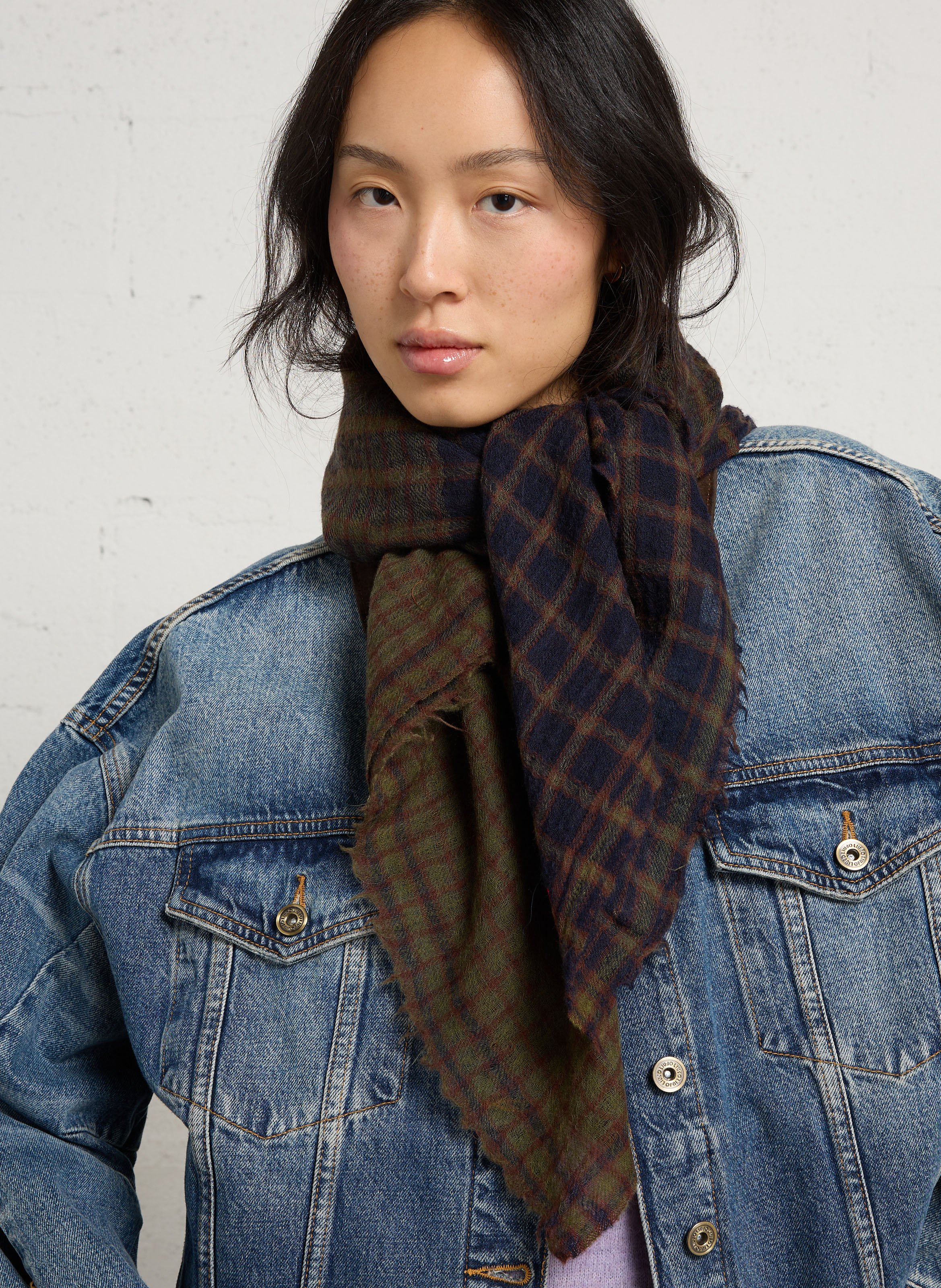 Wool scarf MOISMONT Multicolored