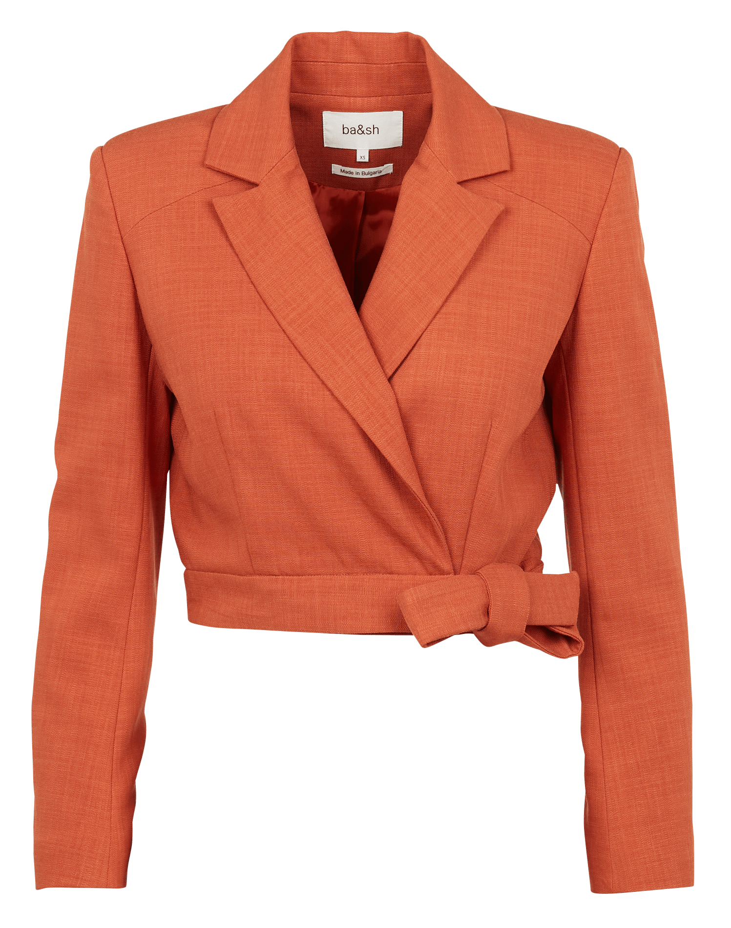 Veste de blazer courte MarronBA&SH