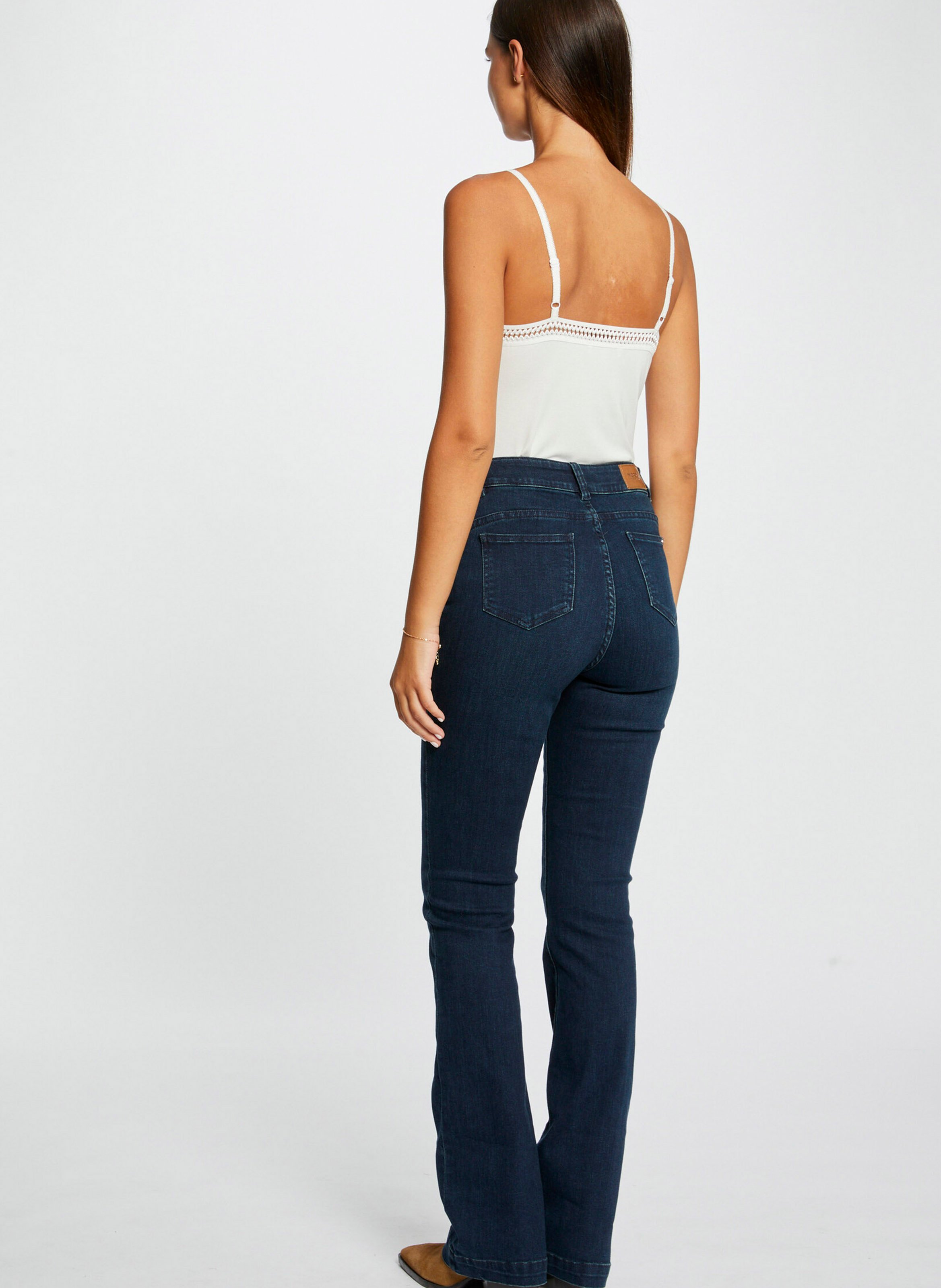 V-neck tank top MORGAN Beige