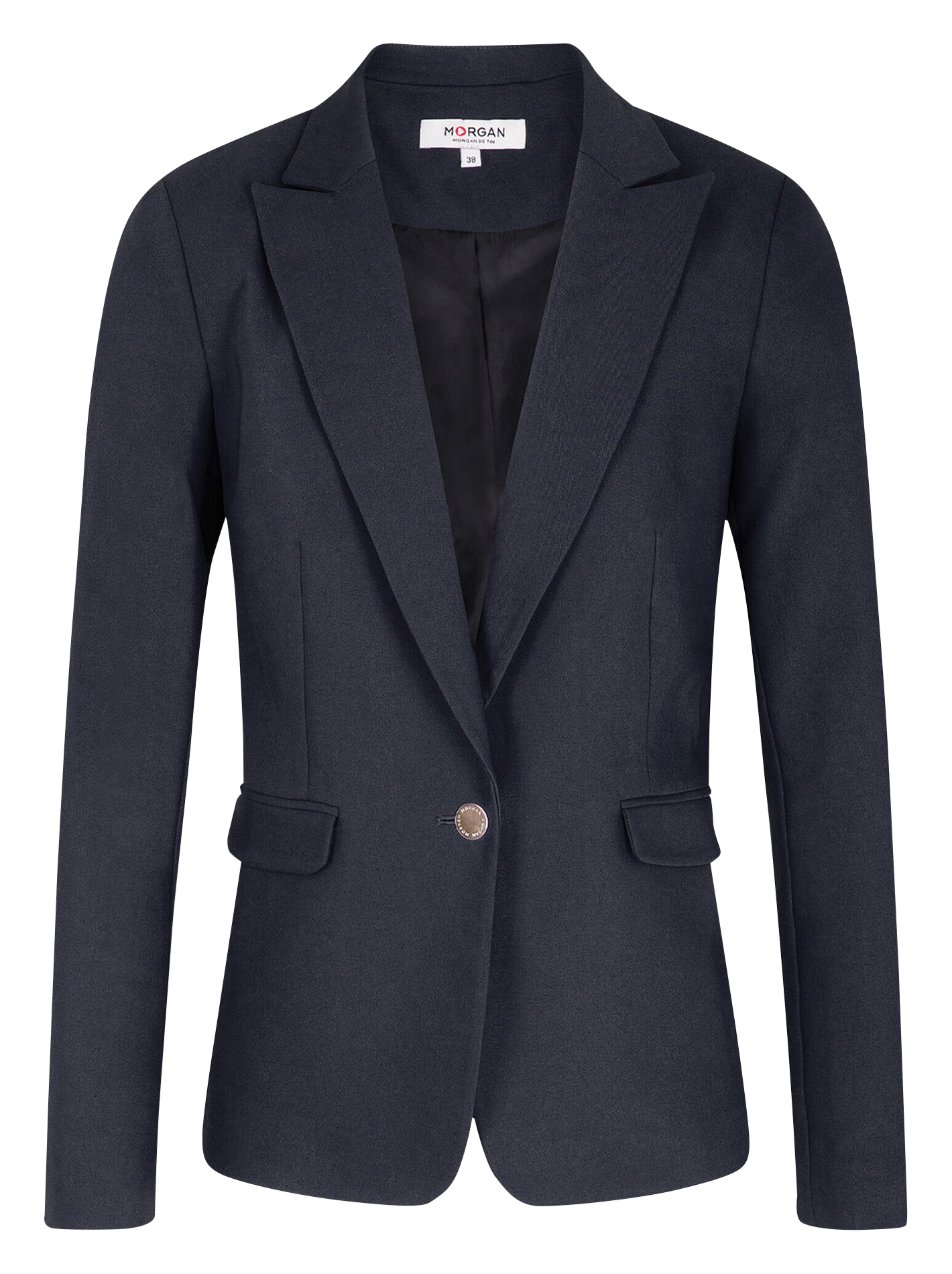 Rechte blazer met knopen MORGAN Blauw