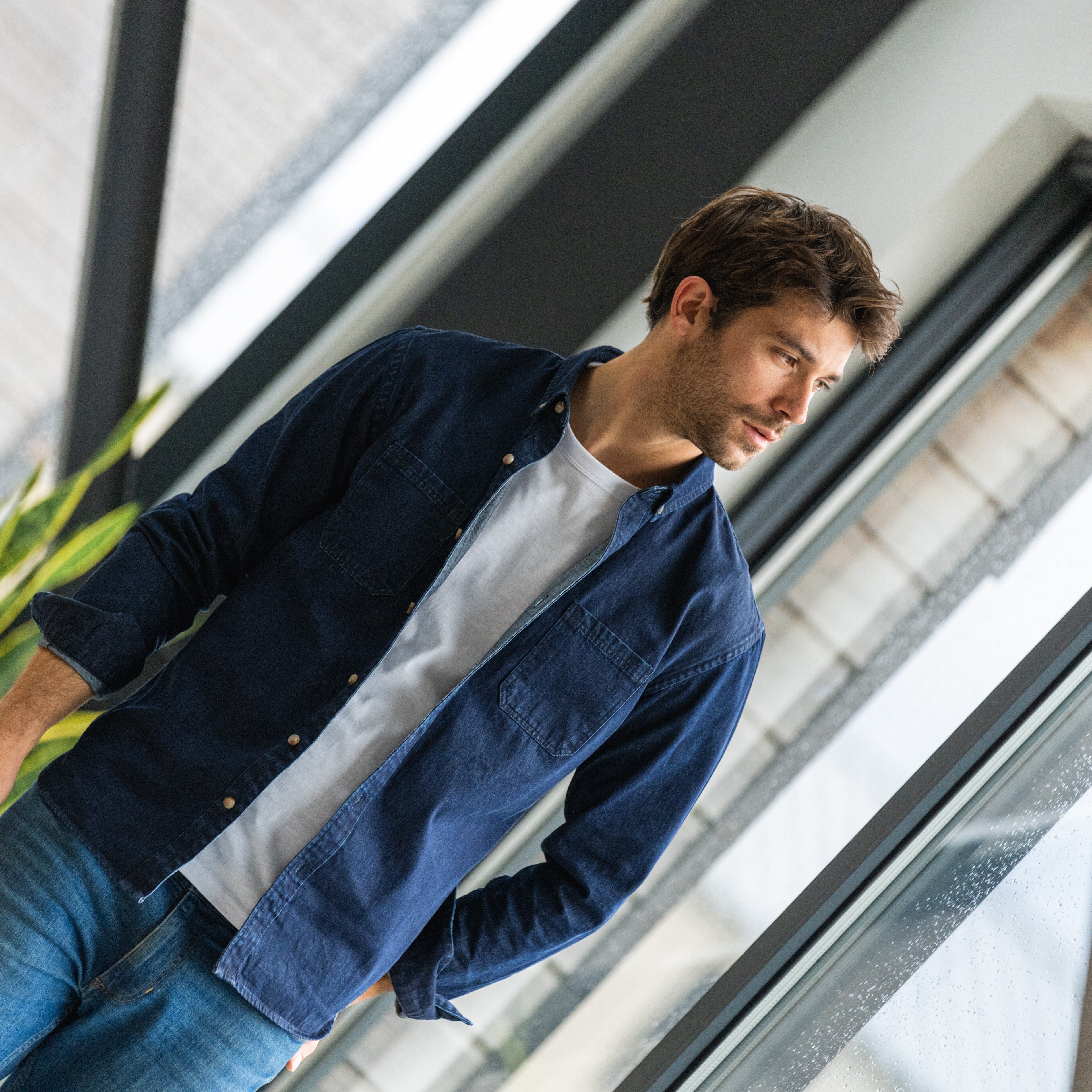 Denim shirt BILLYBELT Blue