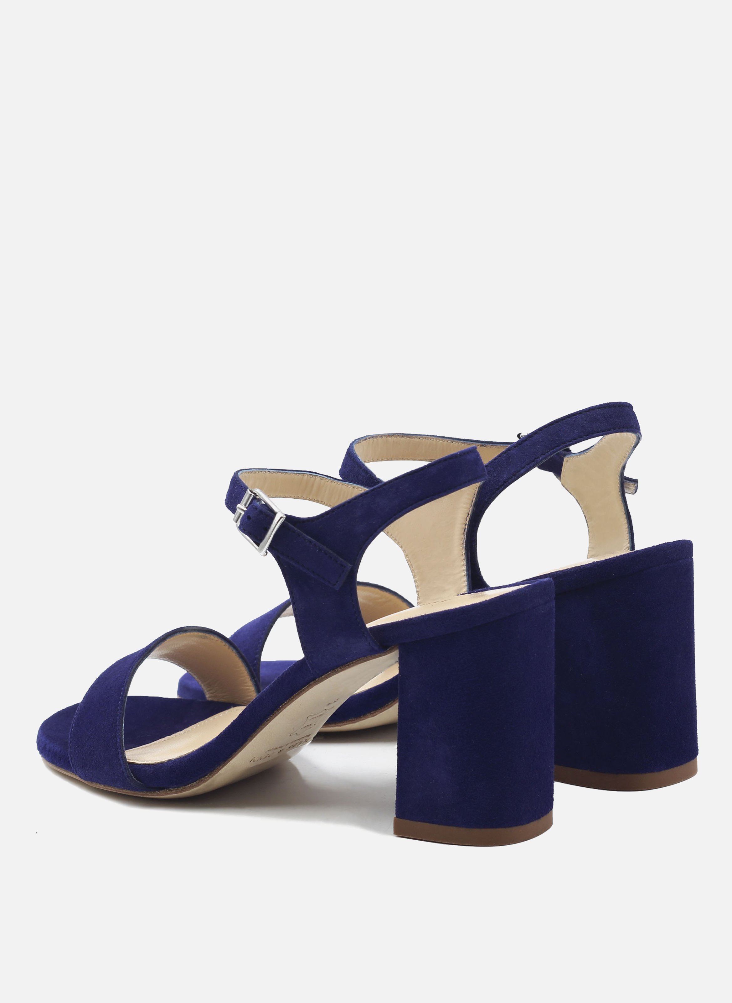 Heeled suede sandals JULES & JENN Blue