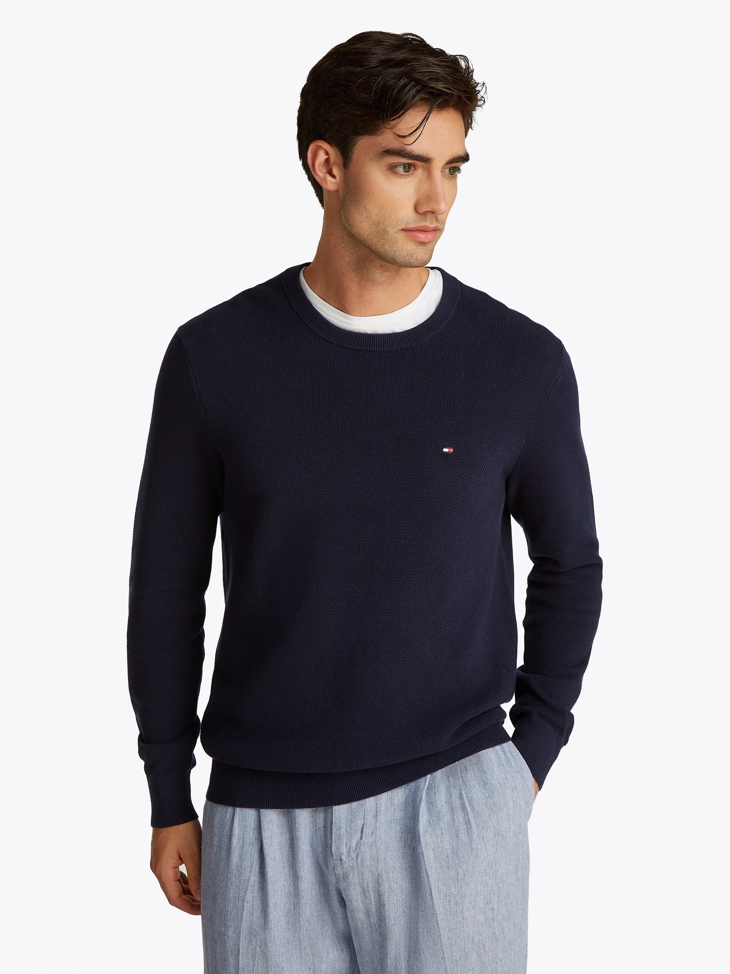 Tommy Hilfiger Grigio Polyester Men's Sweater main image 1