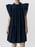 Short dress in cotton and organic cotton blend with ruffles OBJECT
