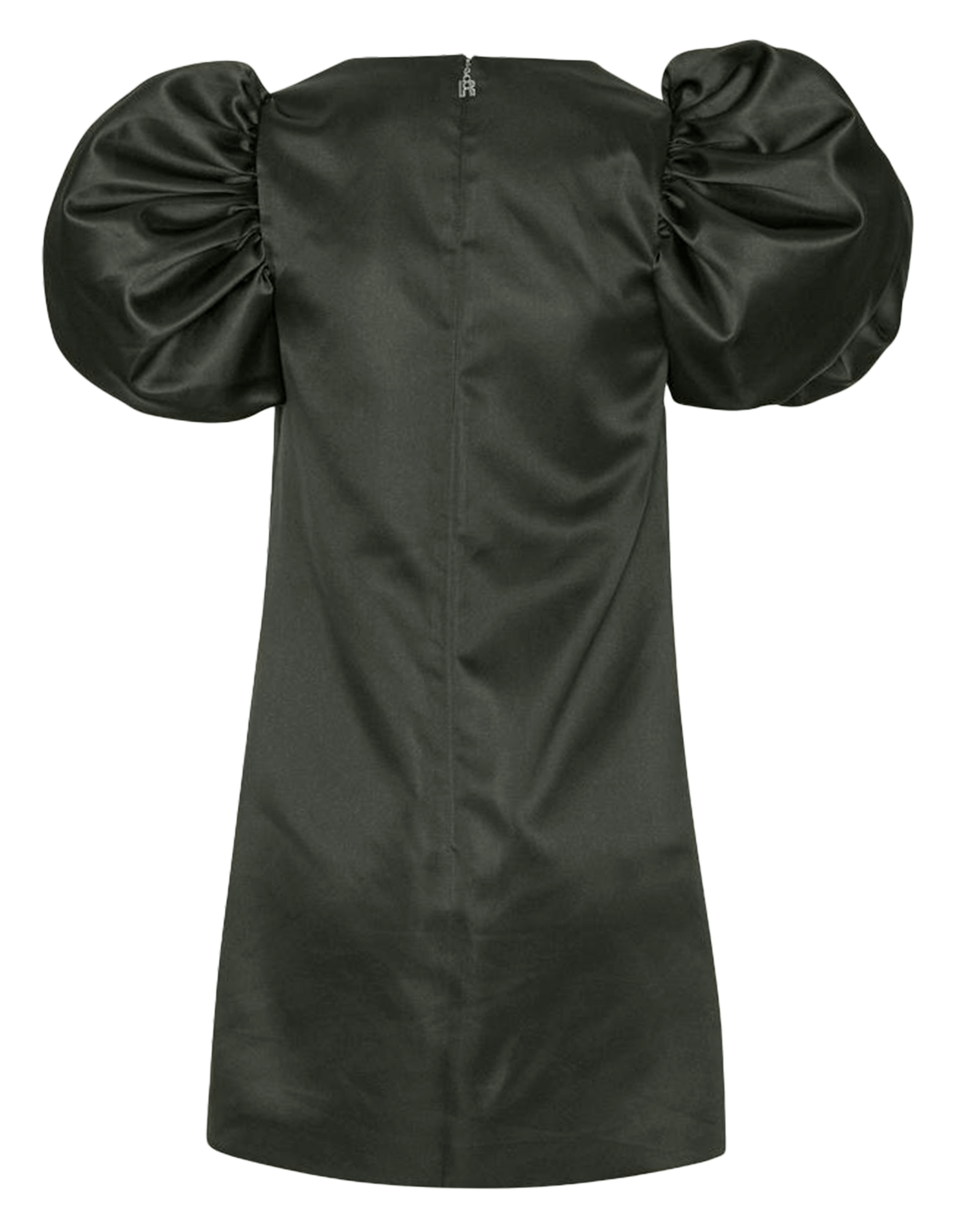 Robe courte satinée ROTATE Noir