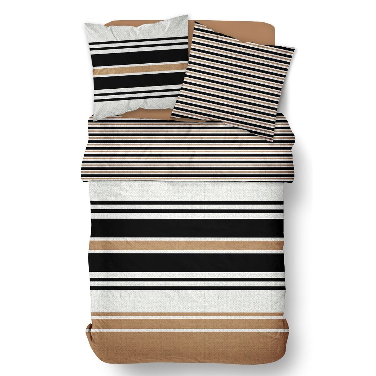 Printed cotton bed set TODAY LINGE DE MAISON Orange