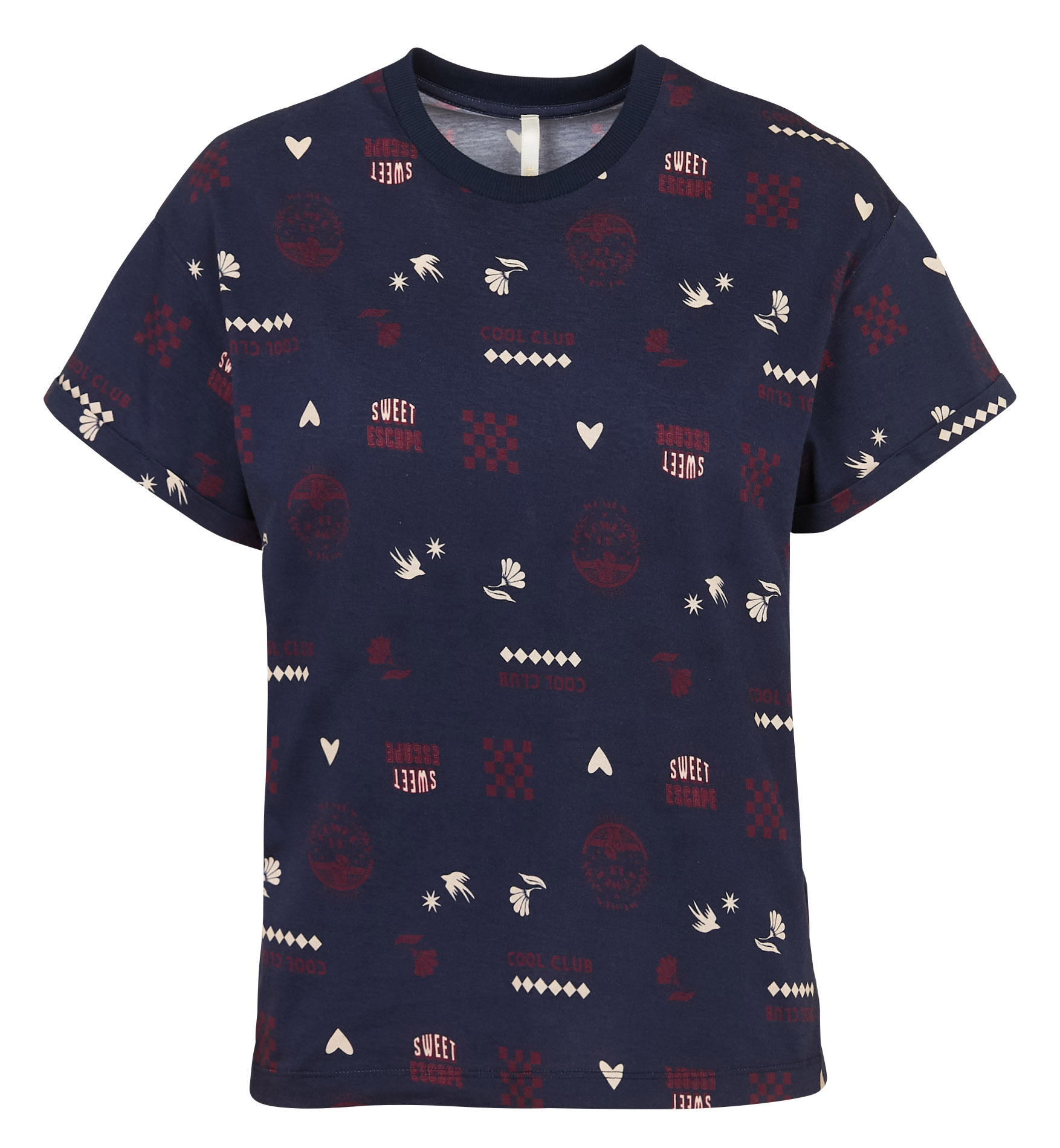 Camiliday round-neck sleeveless cotton top I CODE Blue