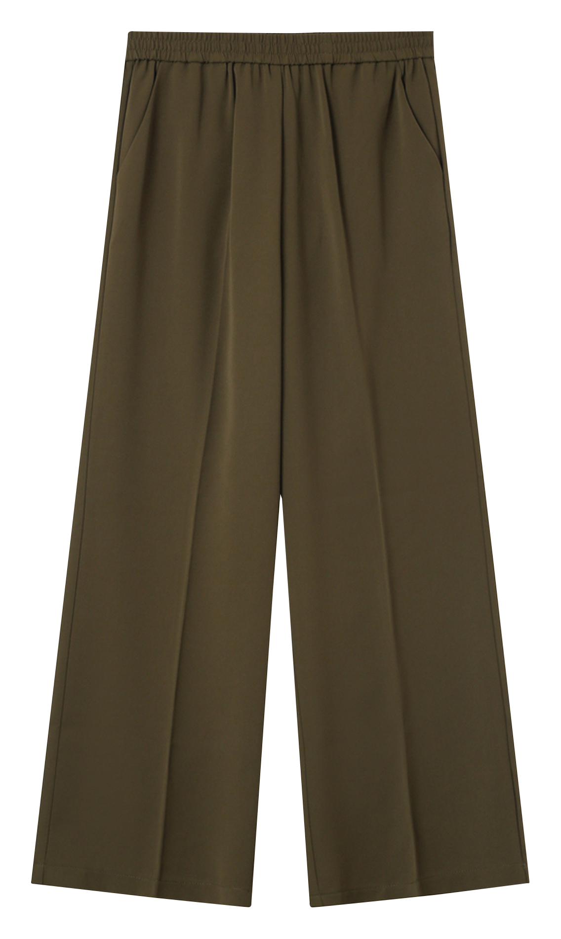 Slim-fit cotton cargo pants GRACE ET MILA Green