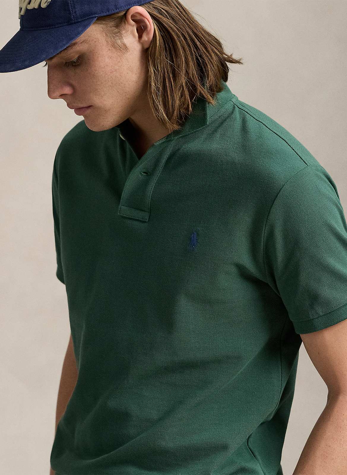 Slim-fit polo van piquékatoen POLO RALPH LAUREN Groen