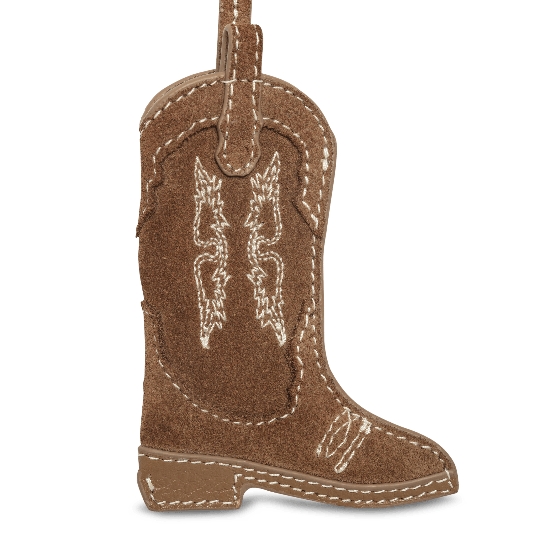 Porte-clé santiag en cuir ZADIG&VOLTAIRE Marron