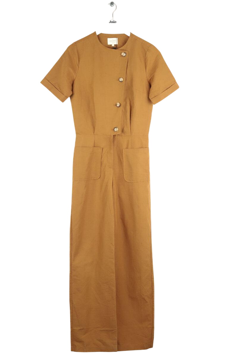 Linen jumpsuit SEZANE - Seconde main Brown