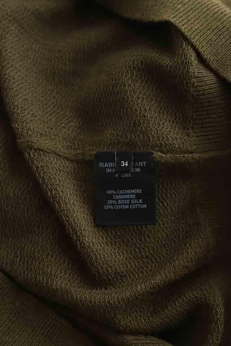 Cashmere sweater ISABEL MARANT - Seconde Main Khaki