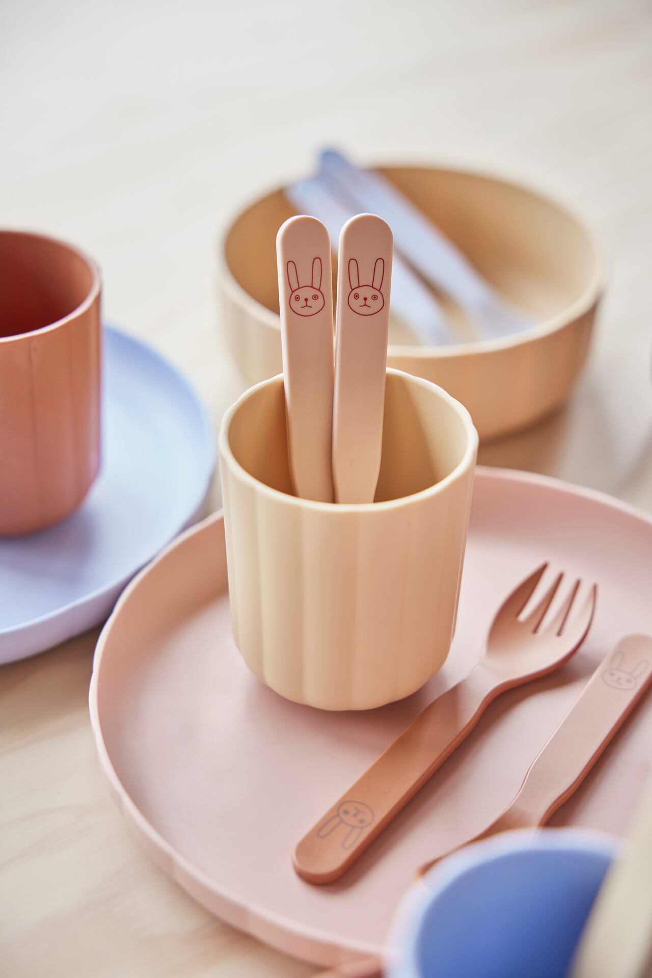 Children's cutlery OYOY LIVING DESIGN Red