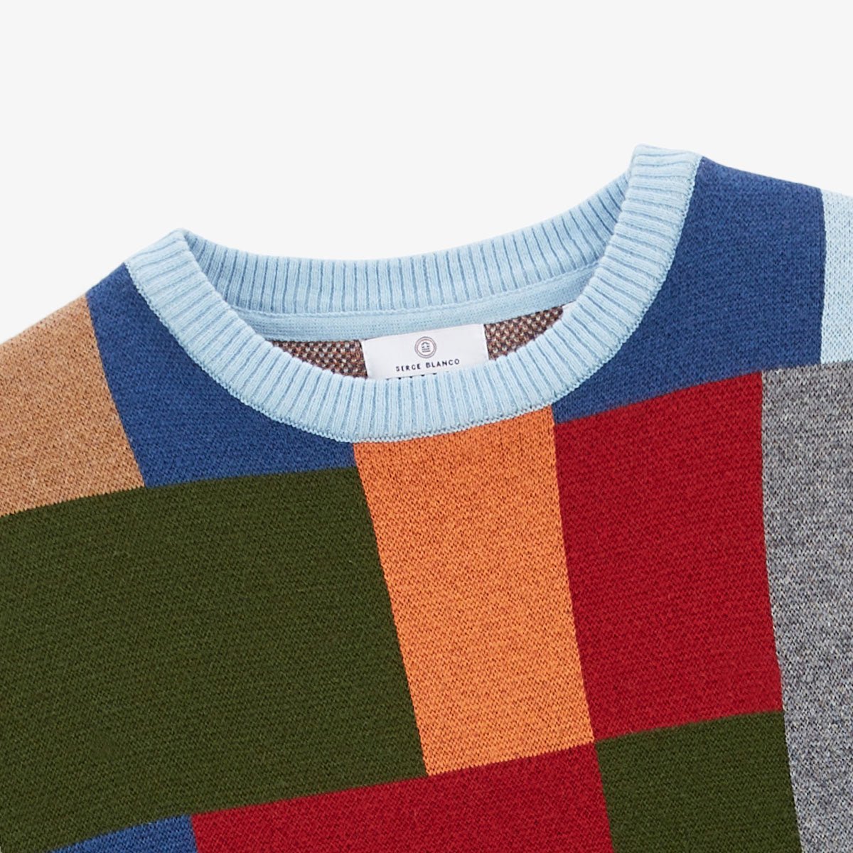 Patchwork sweater SERGE BLANCO Multicolored