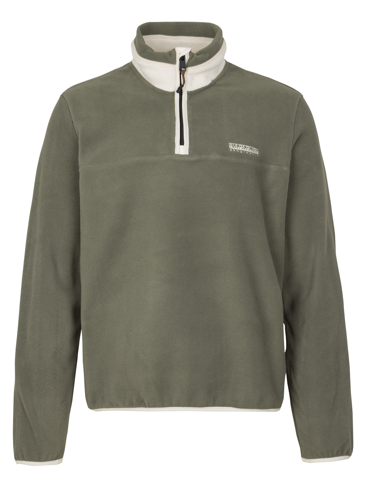 Rechte fleece met opstaande kraag NAPAPIJRI Groen