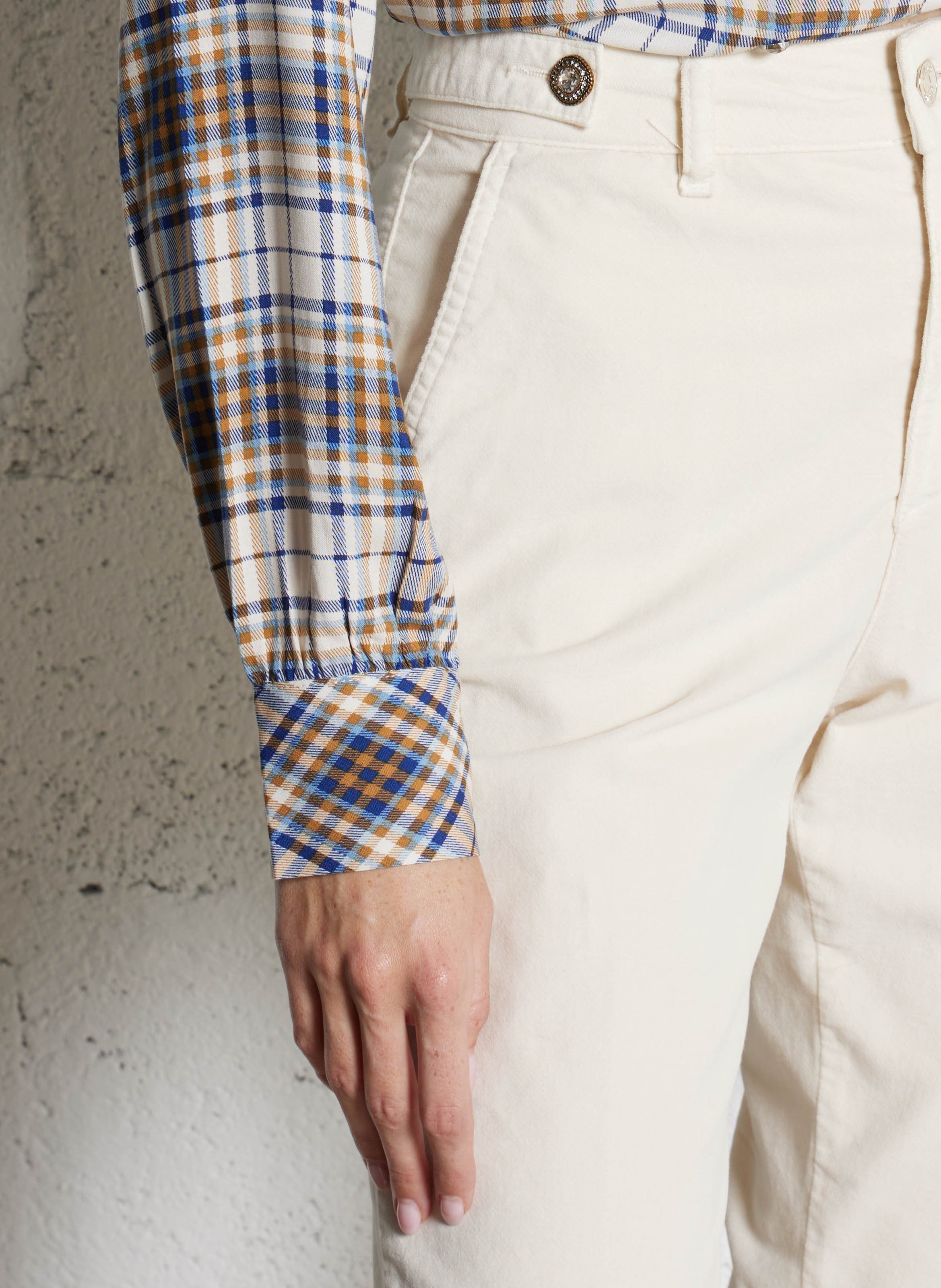 Cotton-blend bucket hat LIU JO Beige