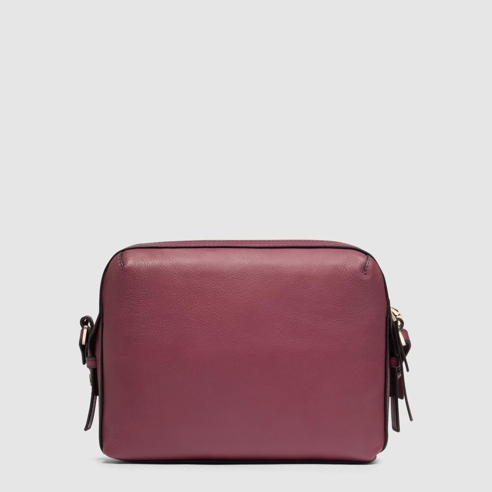 Crossbody Camera Case Style Bag PIQUADRO Red