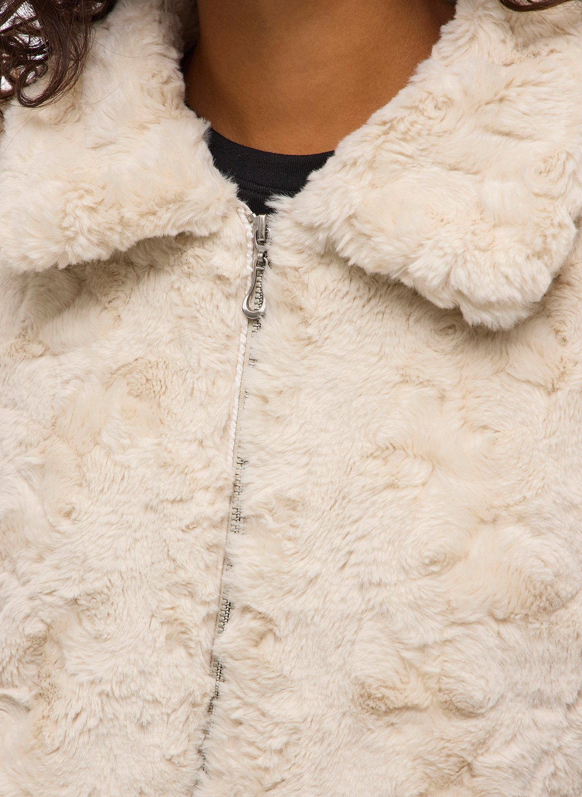 Veste droite col classique VILA Beige