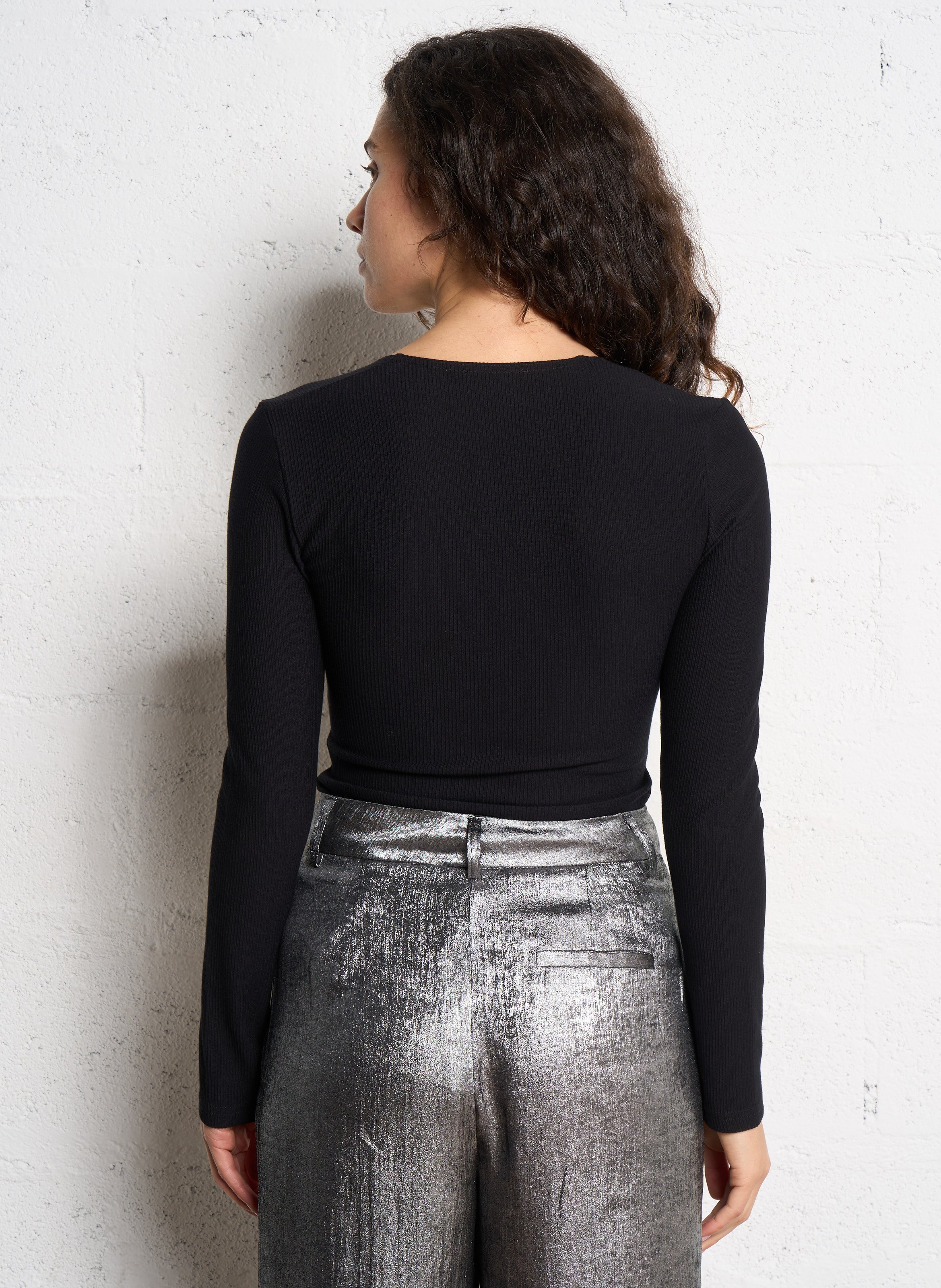 Body décolleté cœur  FLAIR Noir