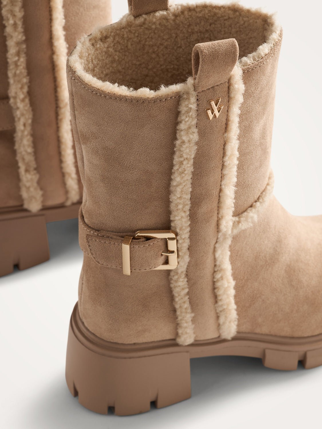 Suede ankle boots VANESSA WU Beige