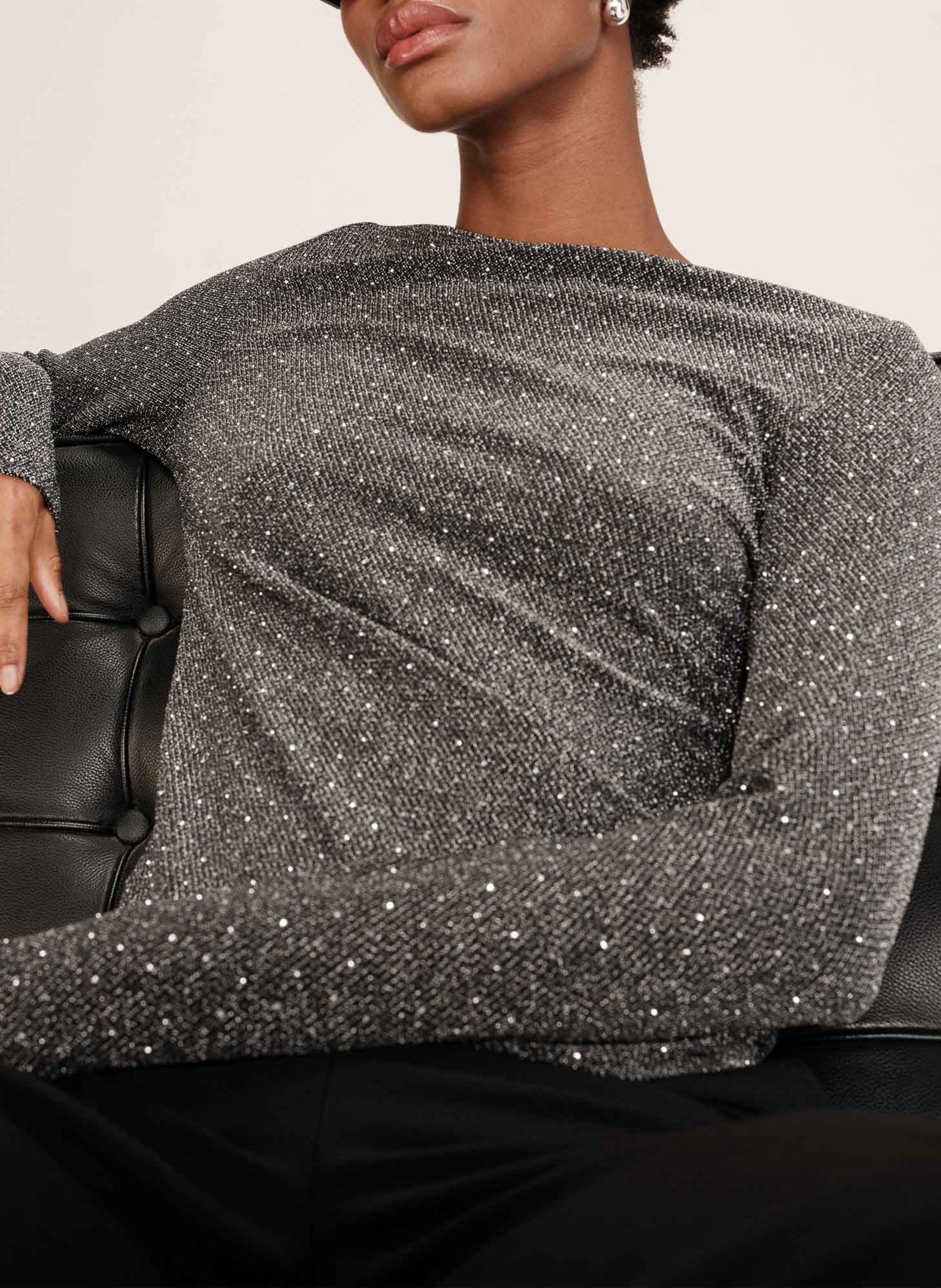 Boat-neck top GRACE ET MILA Grey