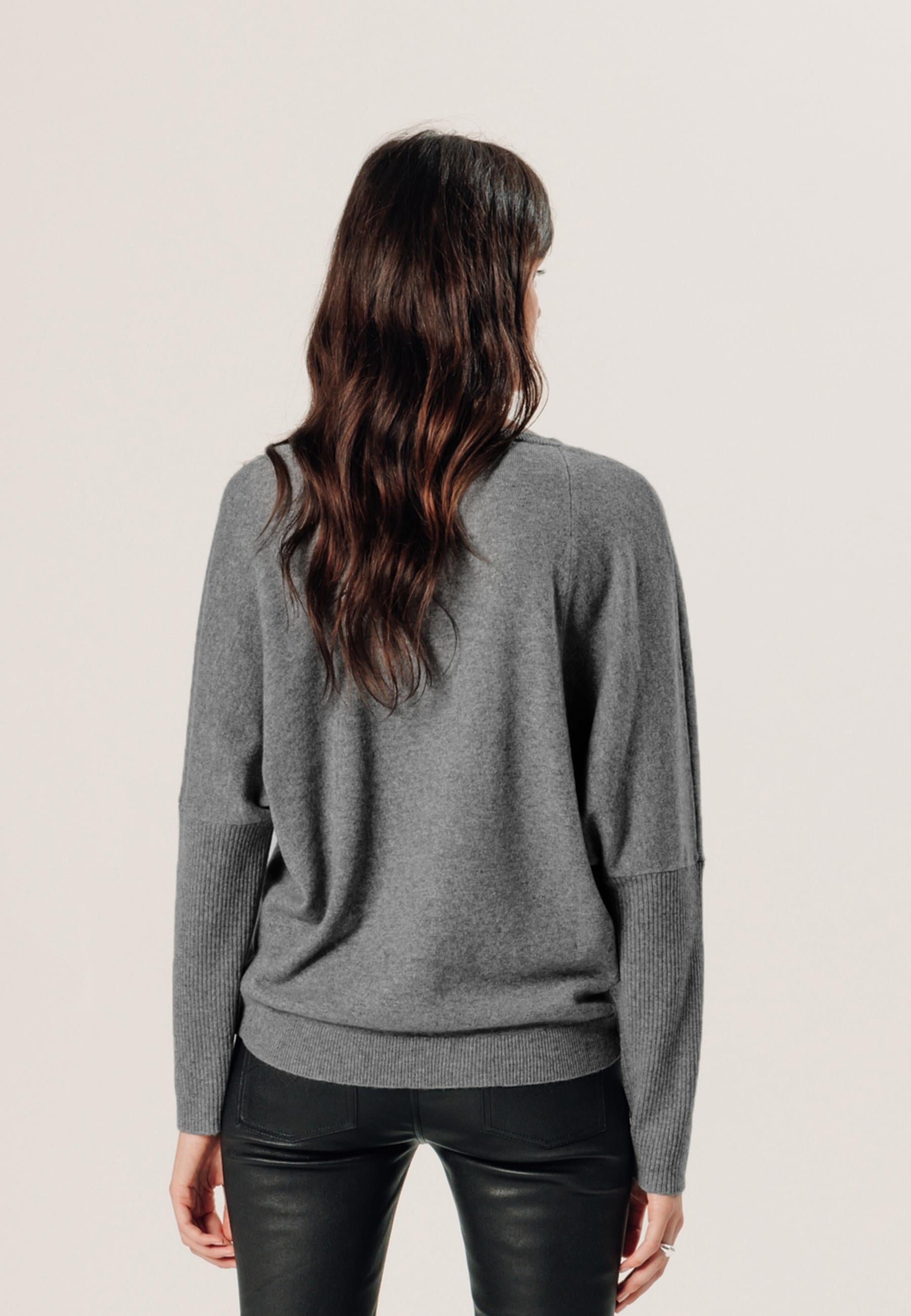 Oversized cashmere sweater RODIER Grey