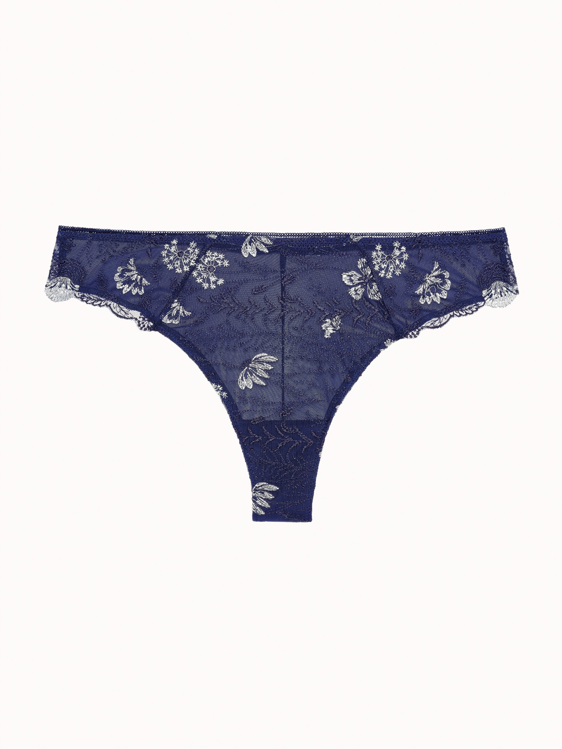 Dark Fold tanga PASSIONATA Blue