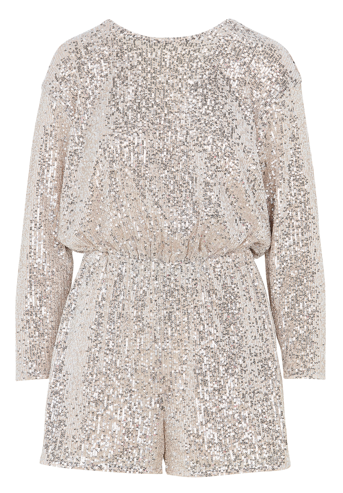 Wijde korte combi met pailletten KOOKAI Zilver