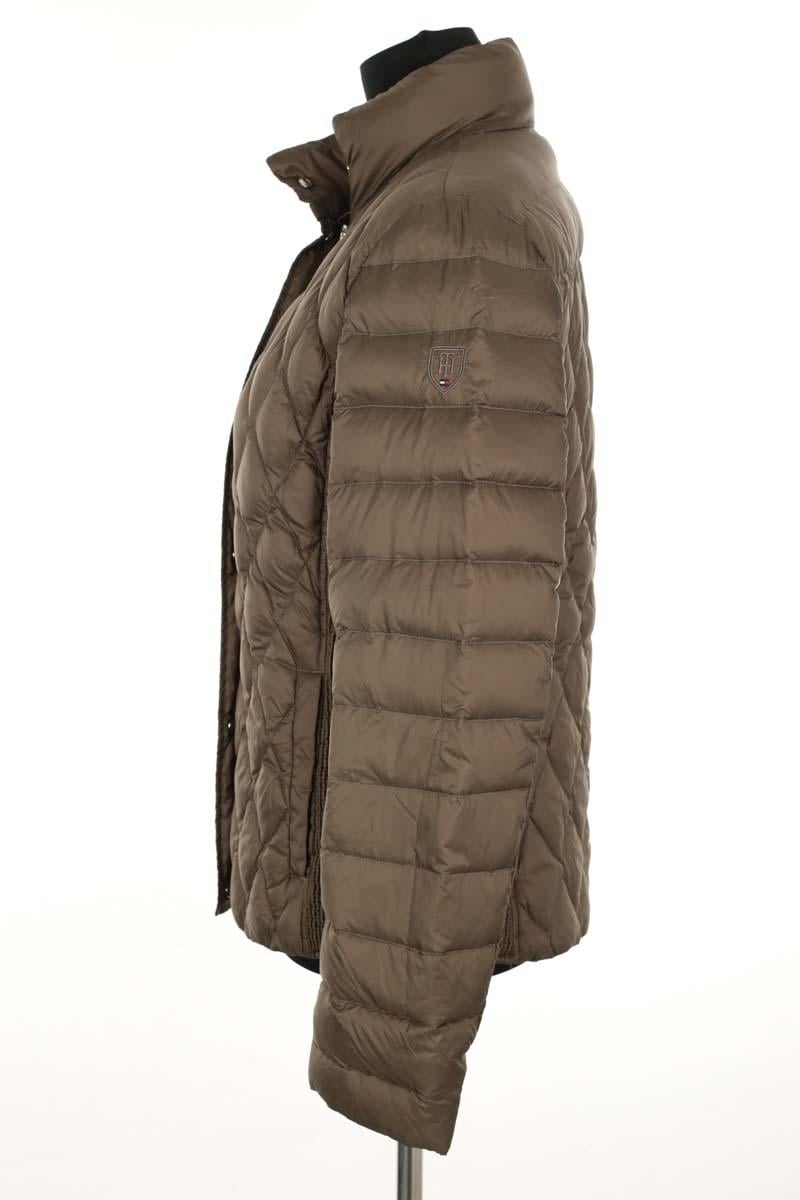Lightweight quilted padded jacket with high neck TOMMY HILFIGER - SECONDE MAIN Khaki