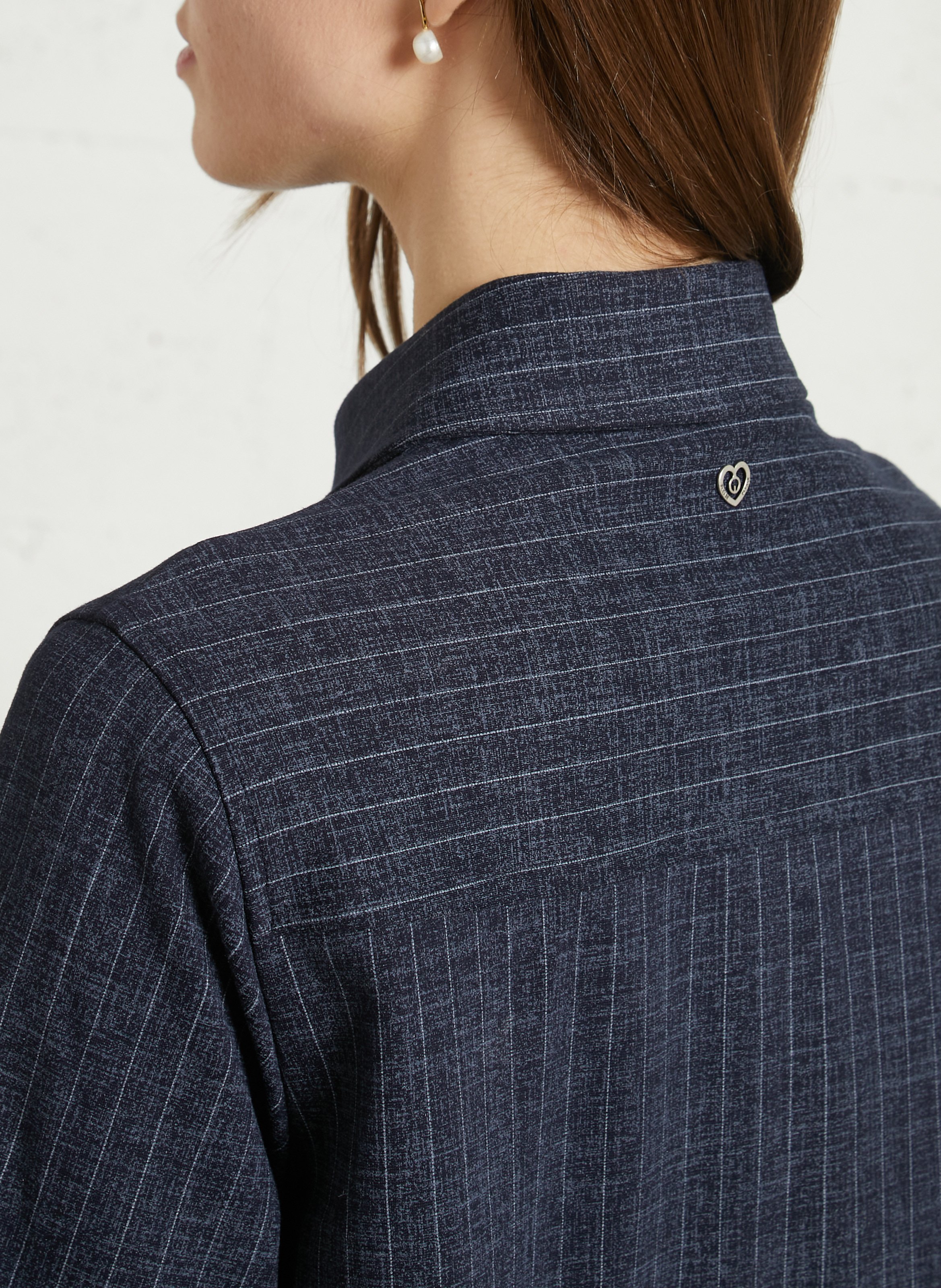 Robe courte col classique PLEASE Blue