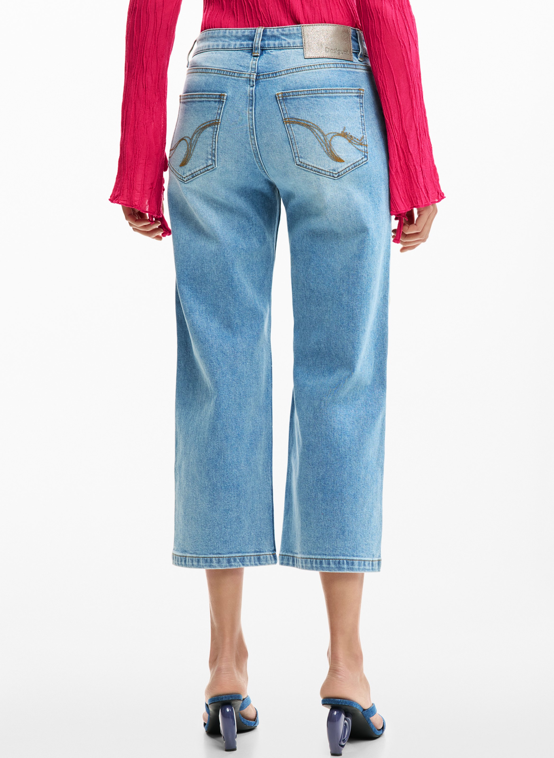 Capri-Jeans DESIGUAL Blau