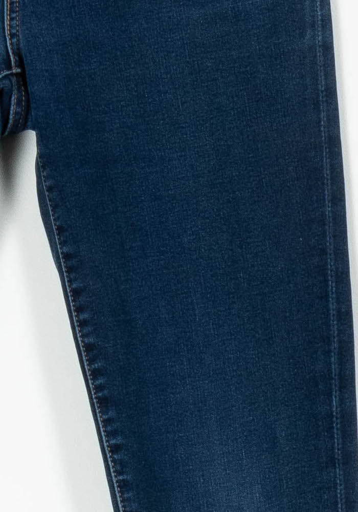 Cropped slim jeans with studs LEVI'S - Seconde main Blue