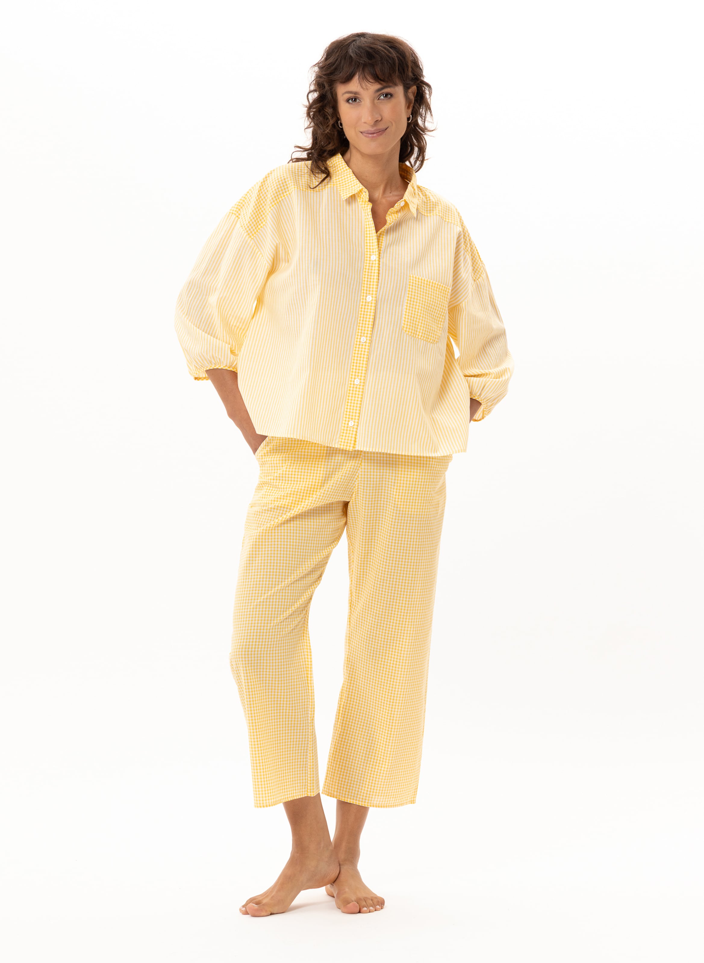 Buttoned cotton pajamas LE CHAT Multicolored