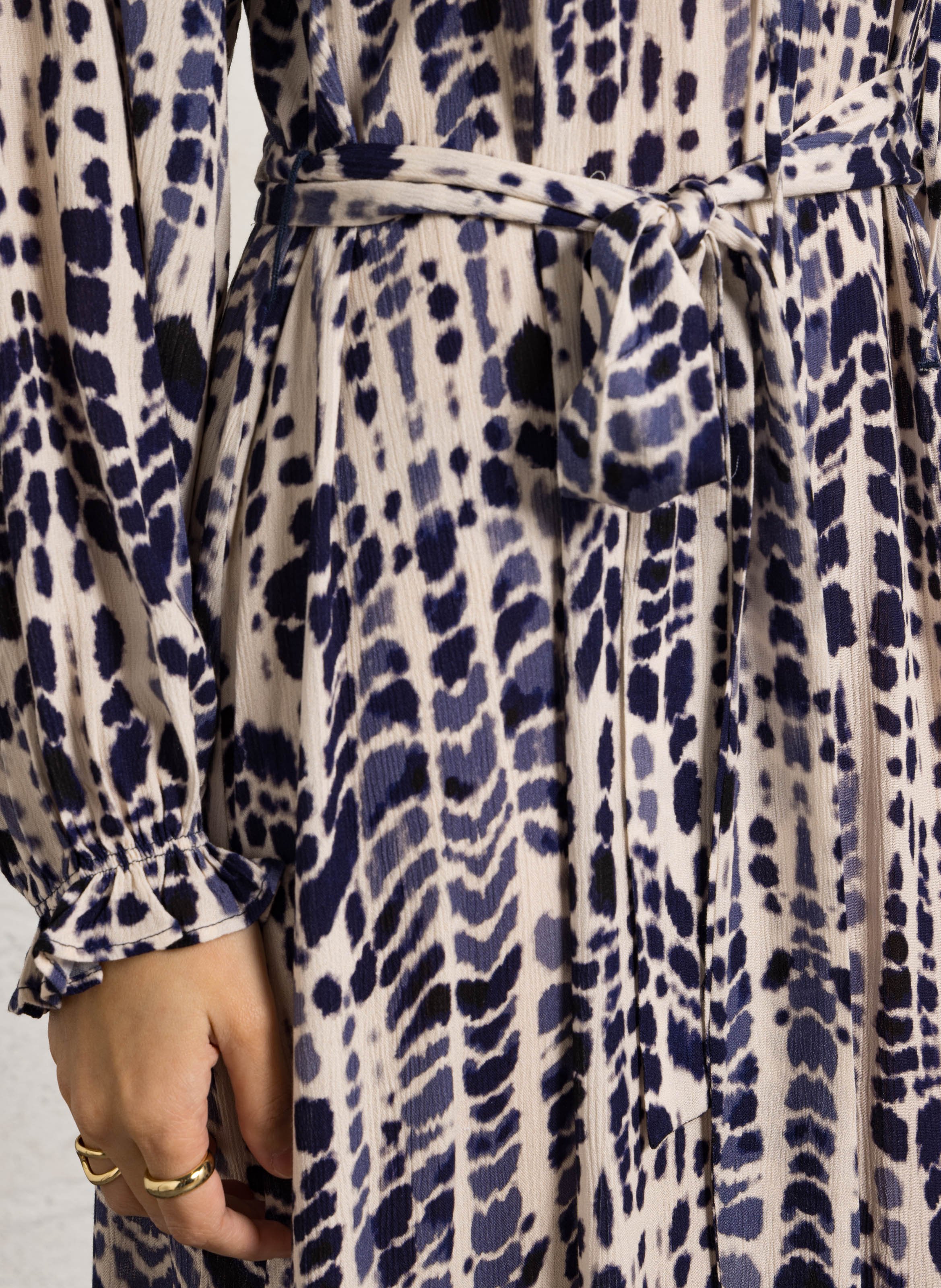 Dana long printed dress SUD EXPRESS Beige