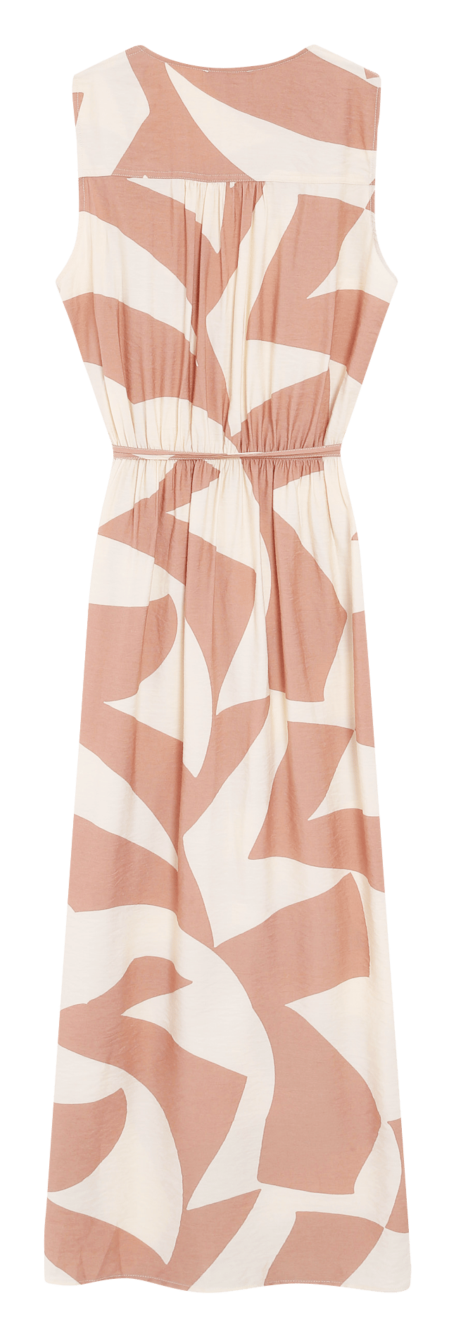 Robe longue portefeuille imprimée GRACE ET MILA Marron