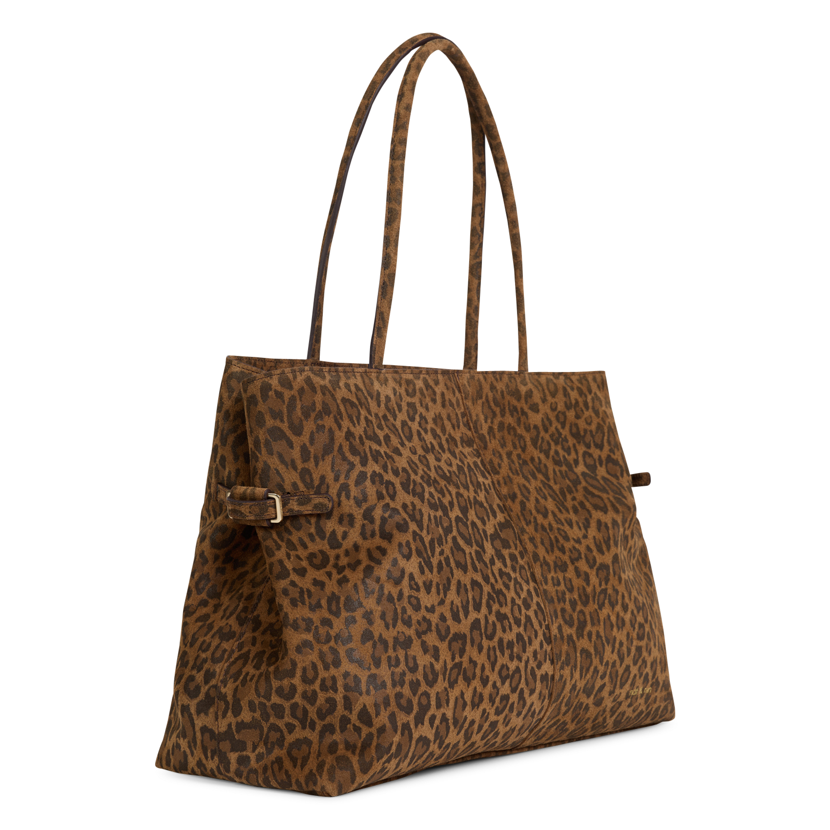 Leather tote bag NAT & NIN Brown