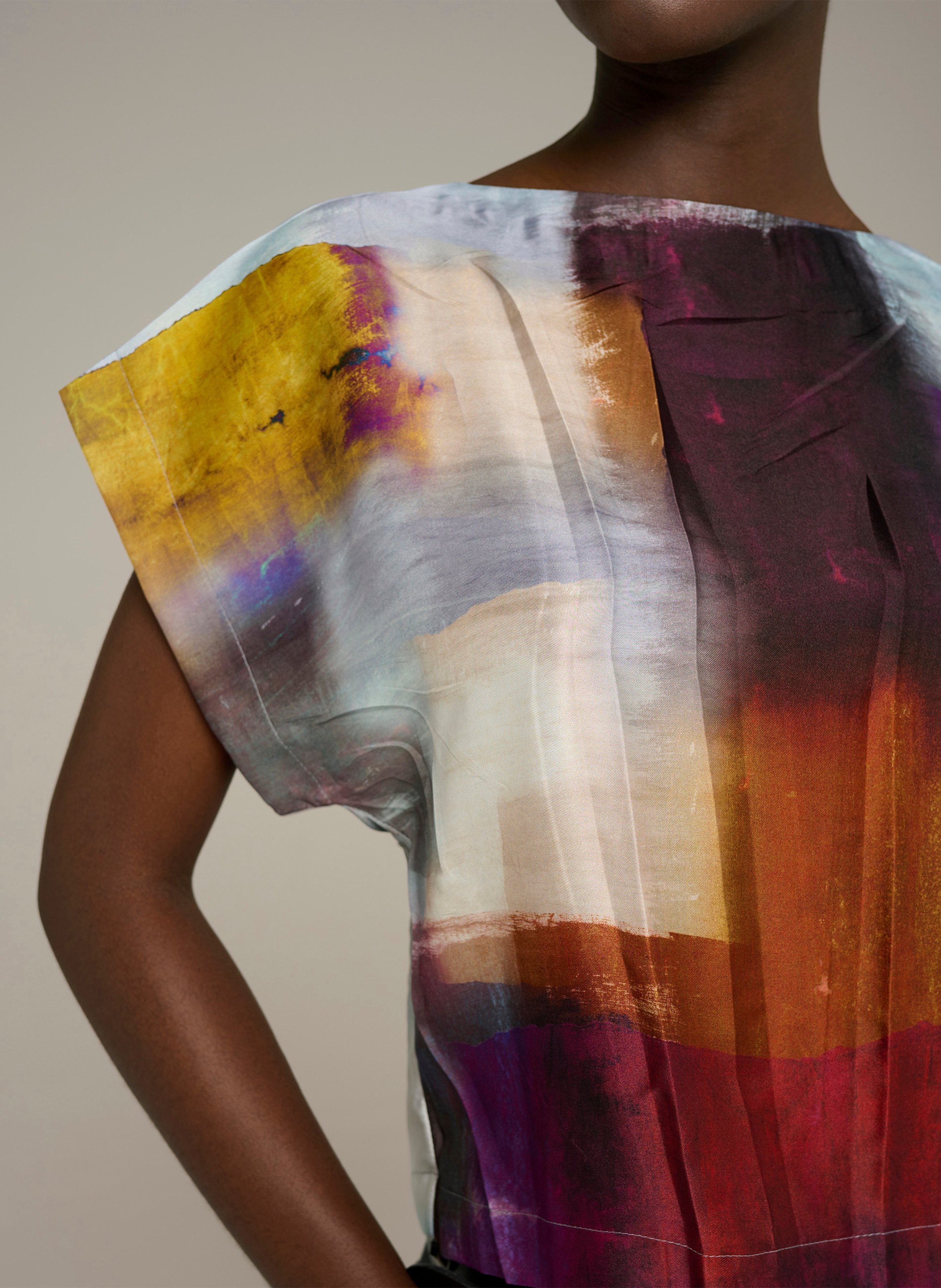 T-Shirt mit Print COTELAC Blau